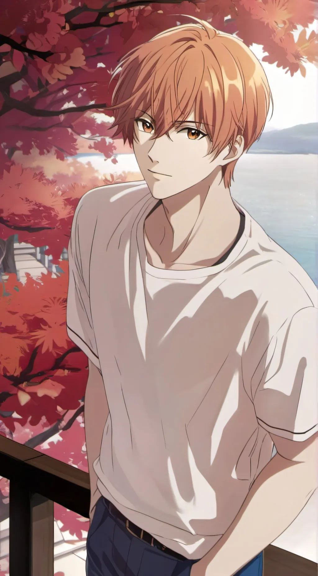 ai character: Kyo Sohma background