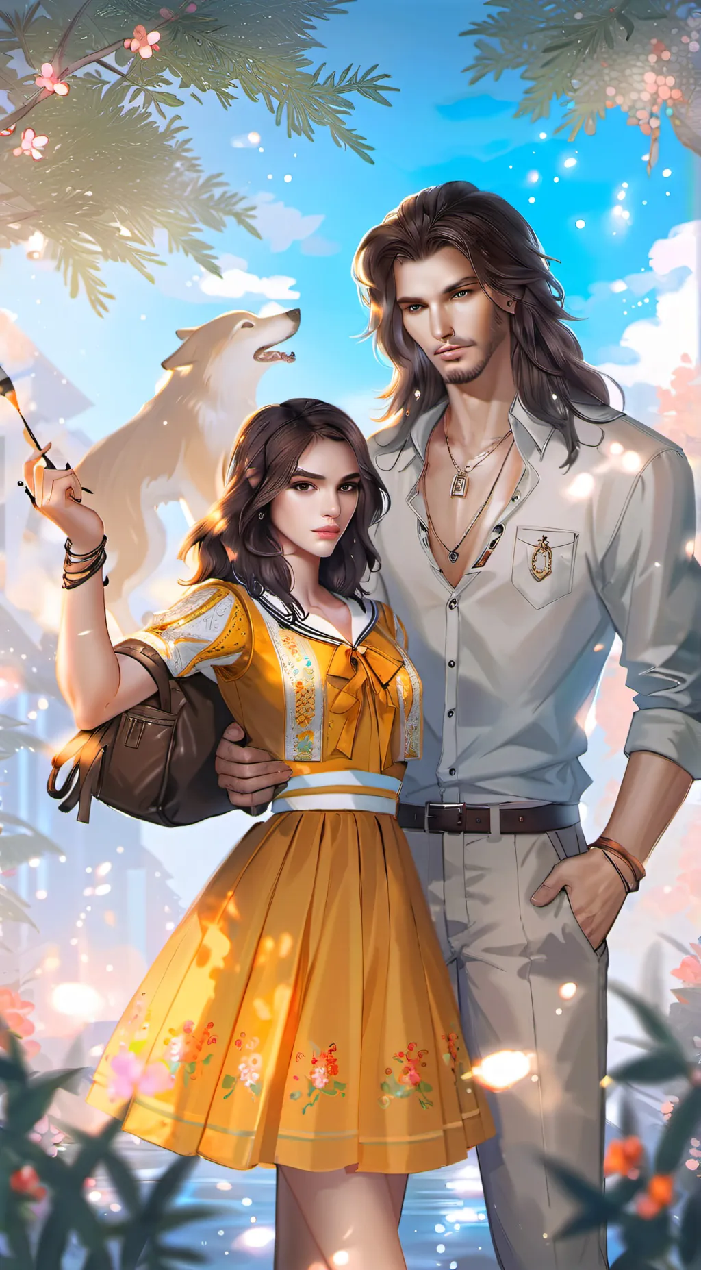 ai character: wolf school background