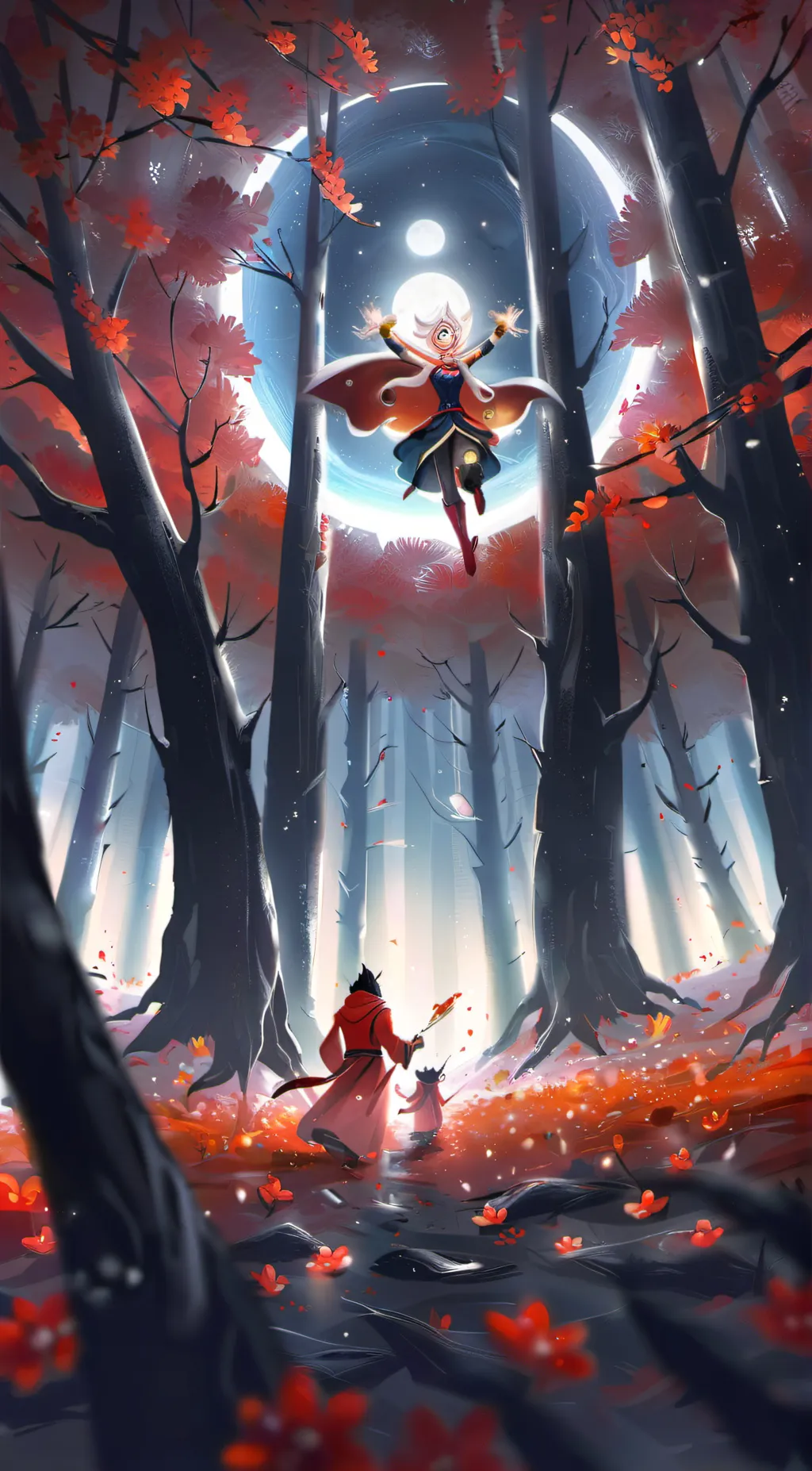 ai character: HH CHRISMAS background