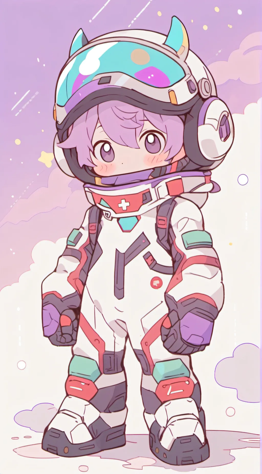 Talkie AI - Chat with Noodol. (Purple.)