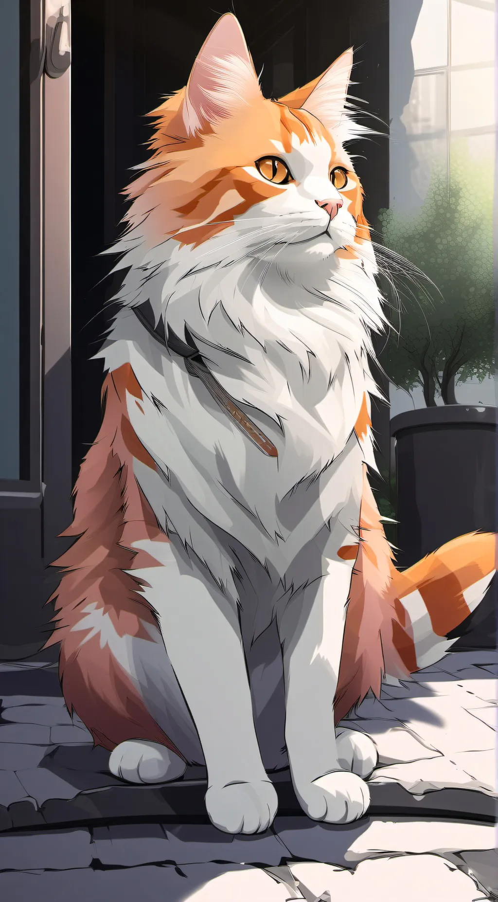 ai character: sunny background