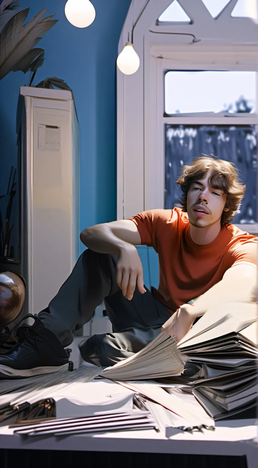 ai character: George  background