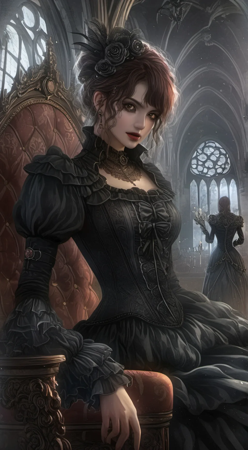 ai character: Leslie background