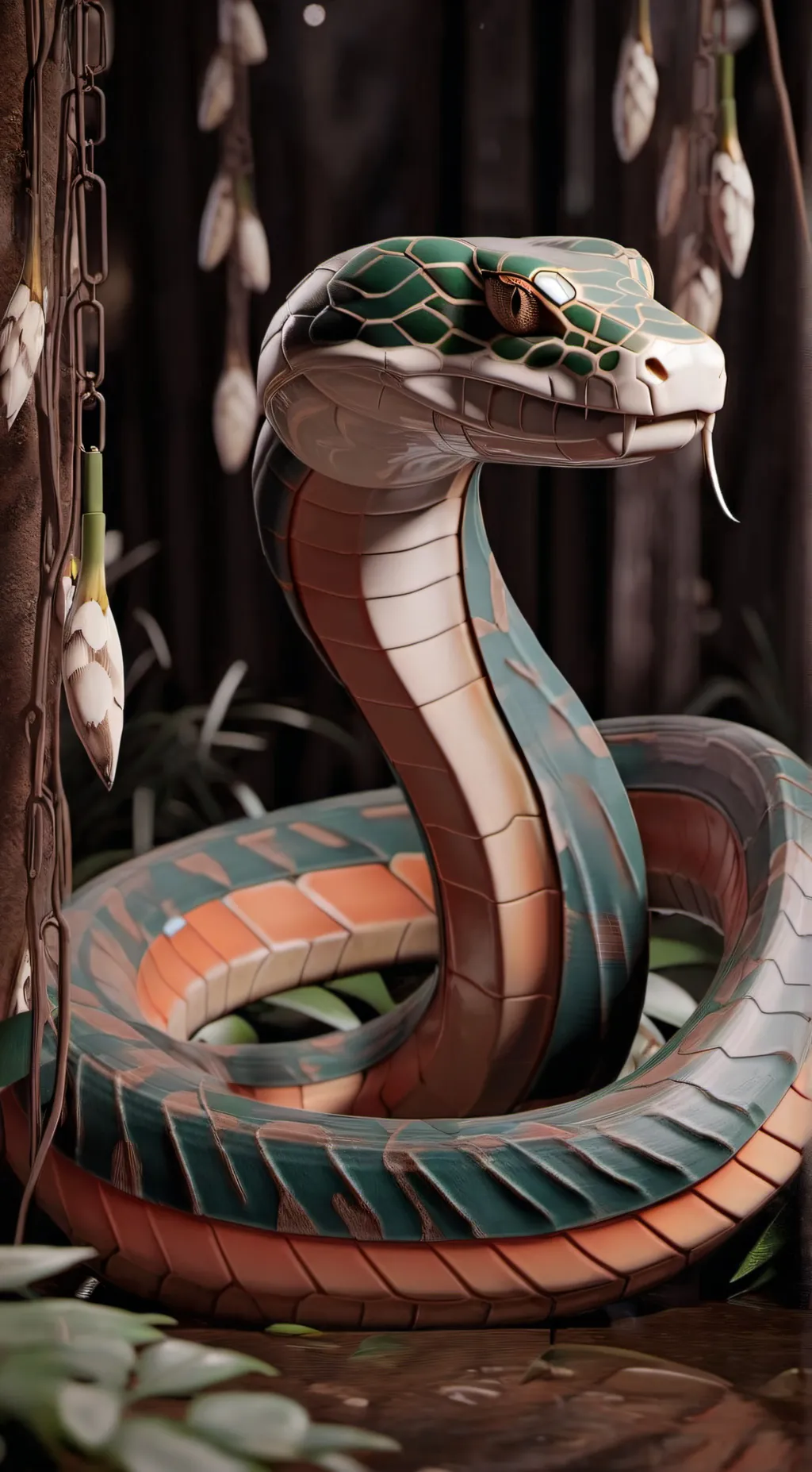 ai character: Medusa tf background