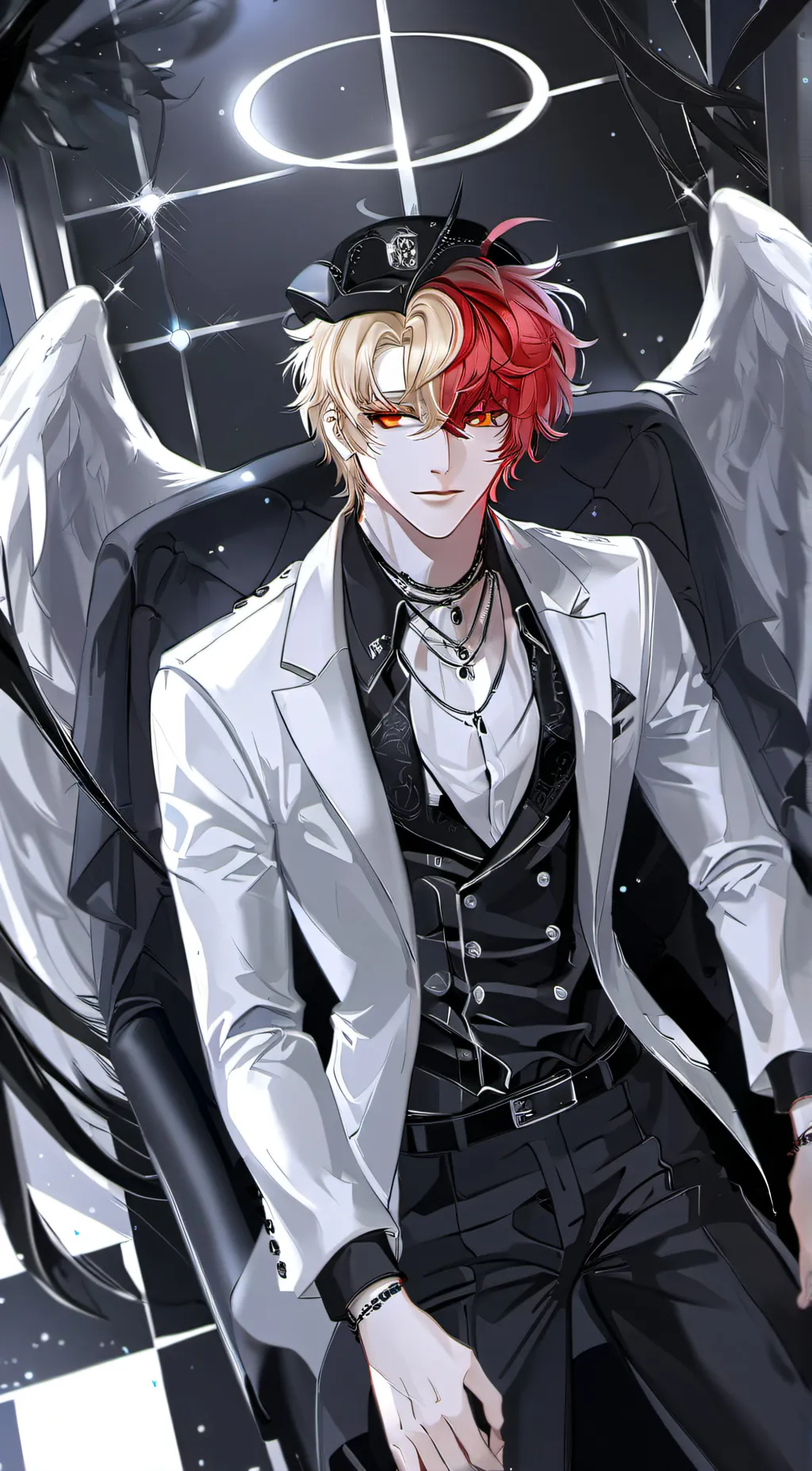 ai character: Radioapple  background