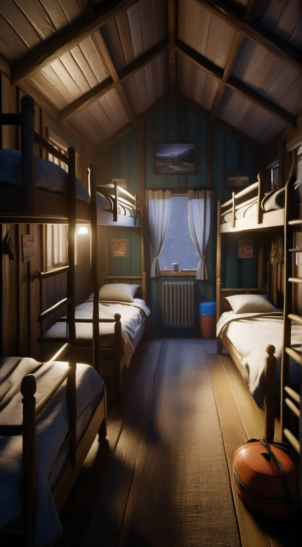 ai character: Camp background