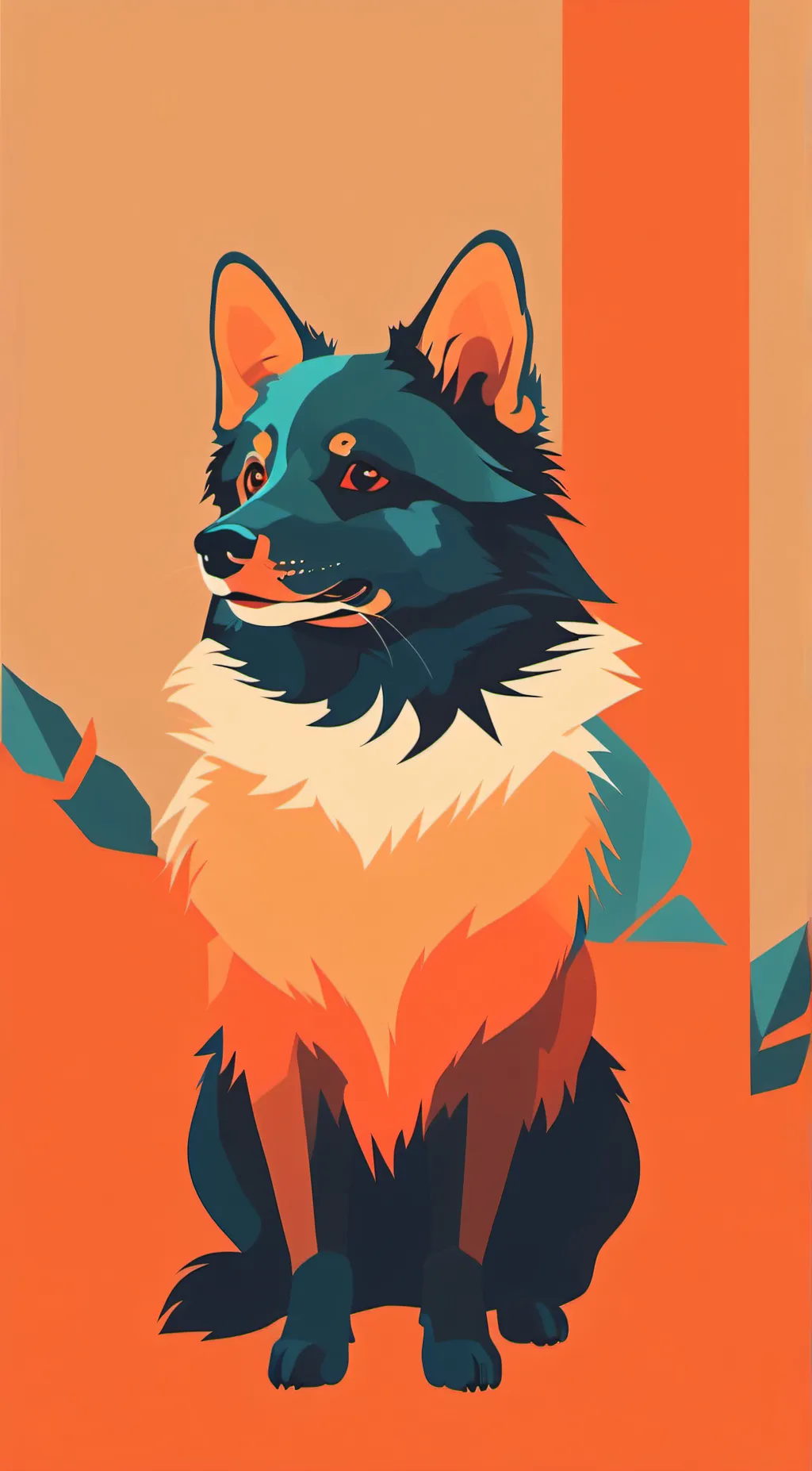 ai character: WAFFLES background