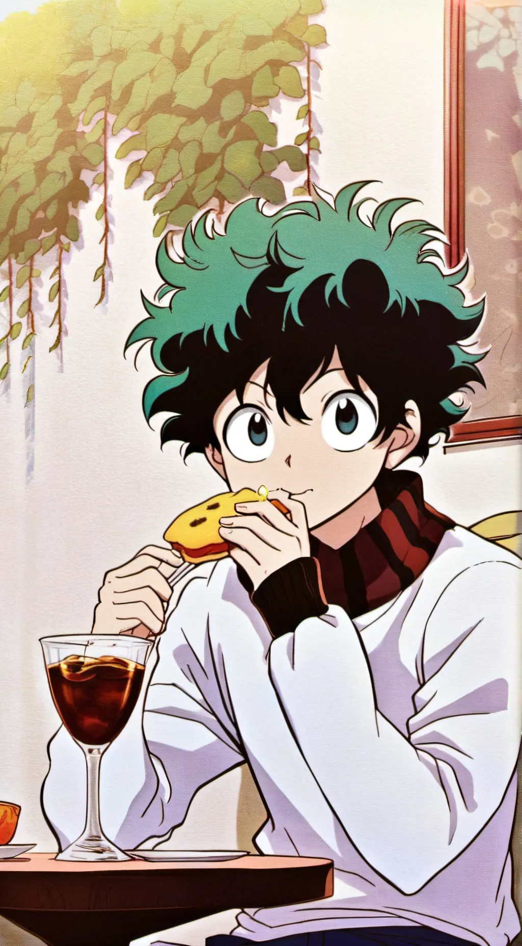 ai character: stressed deku+1-A background
