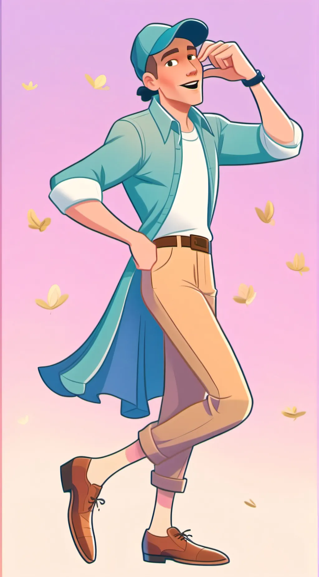 ai character: Scout from tf2 background