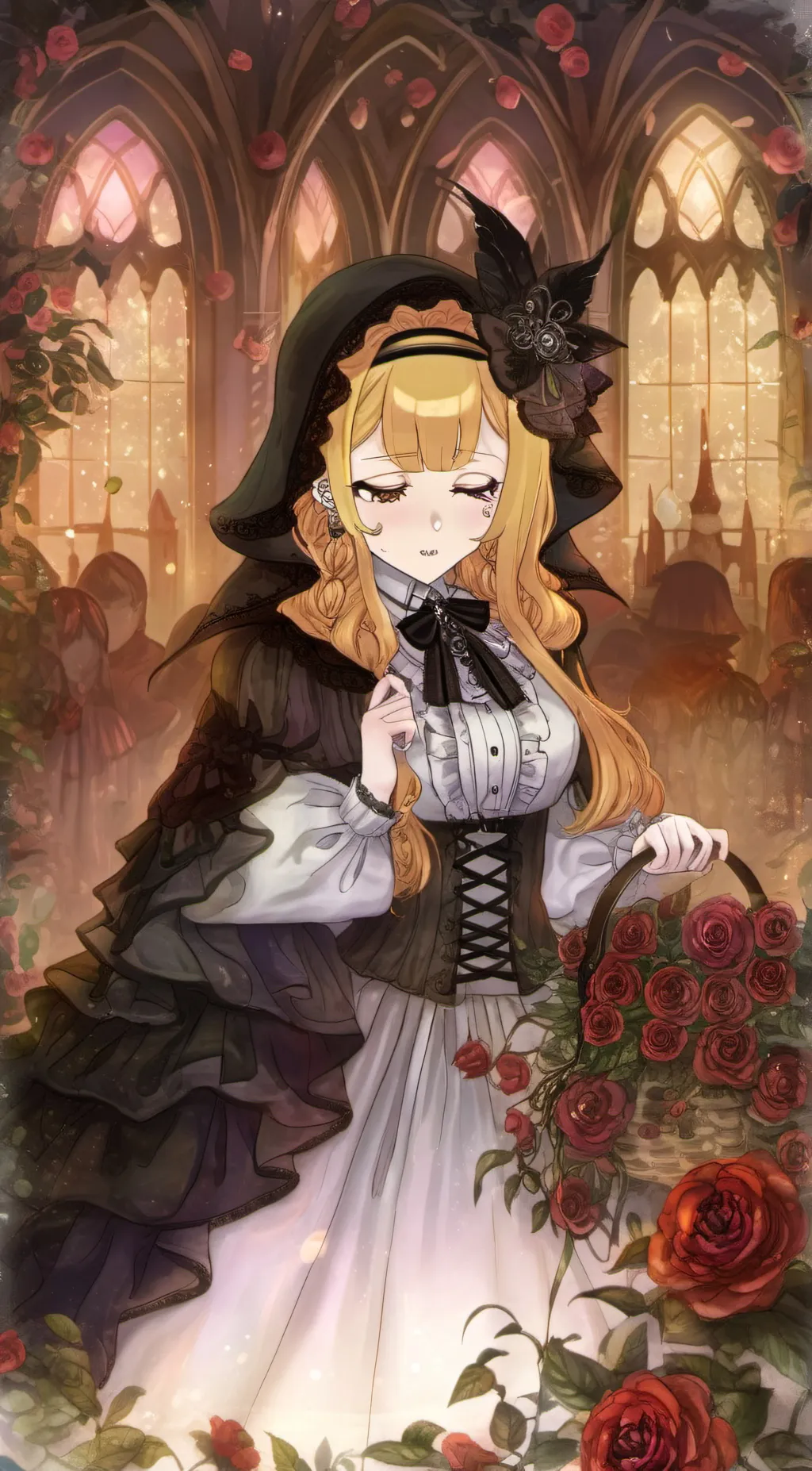 ai character: melenee  background