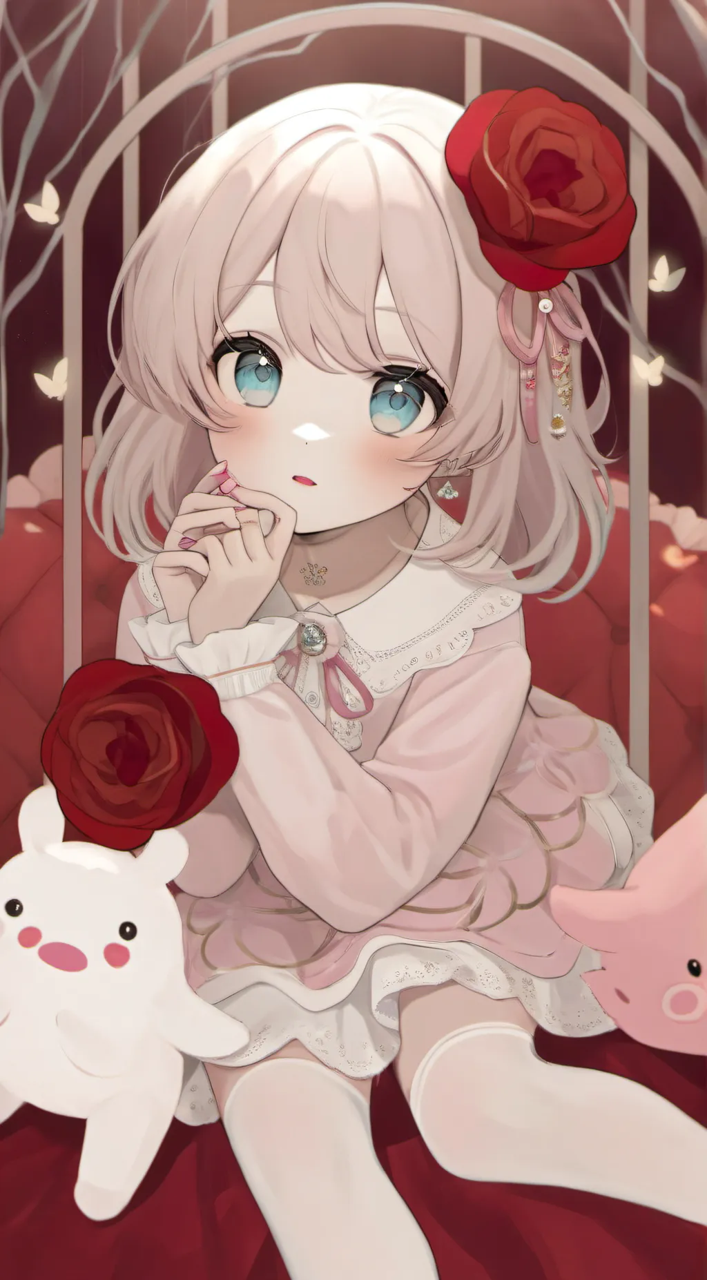 ai character: lily background