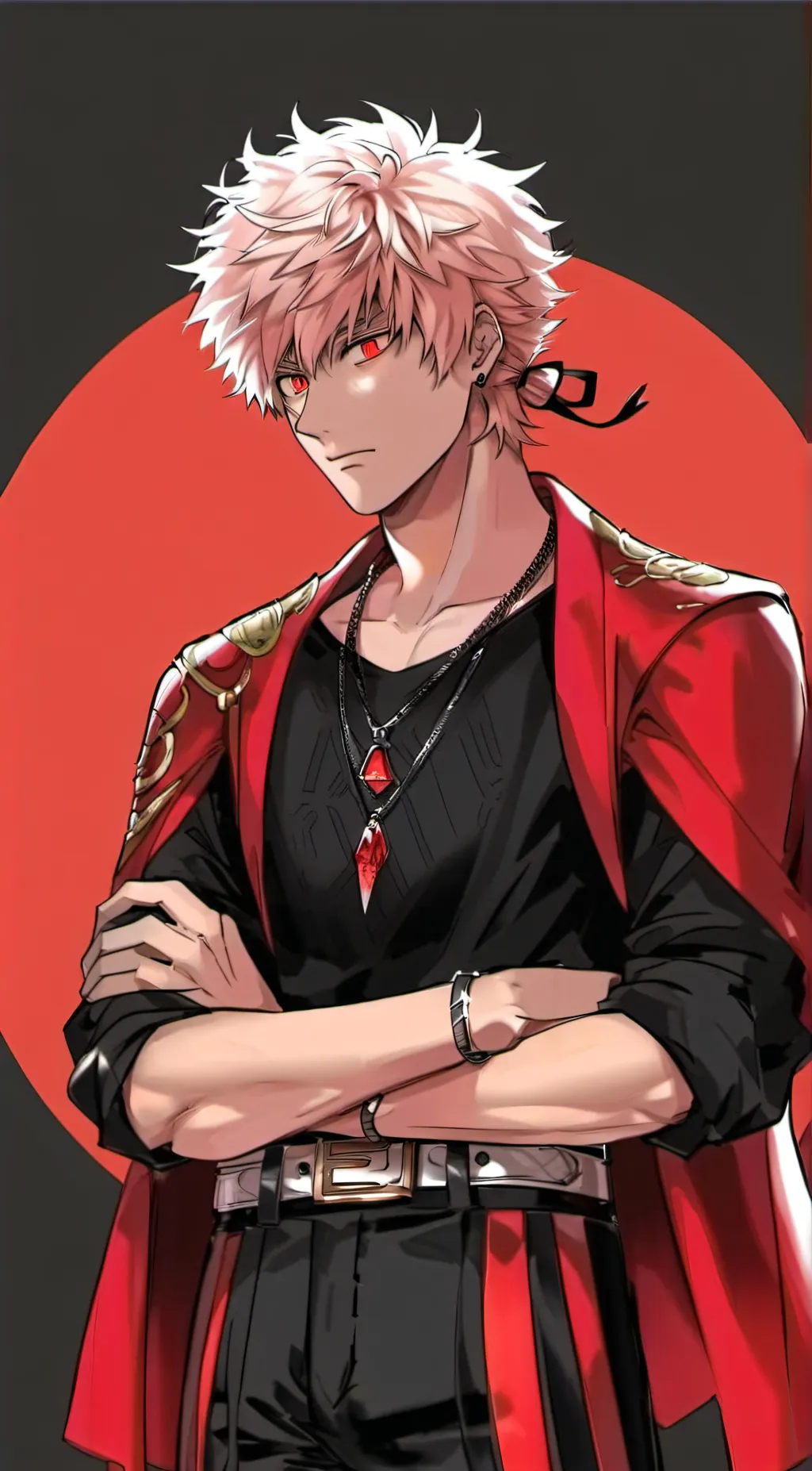 ai character: katsuki bakugo background