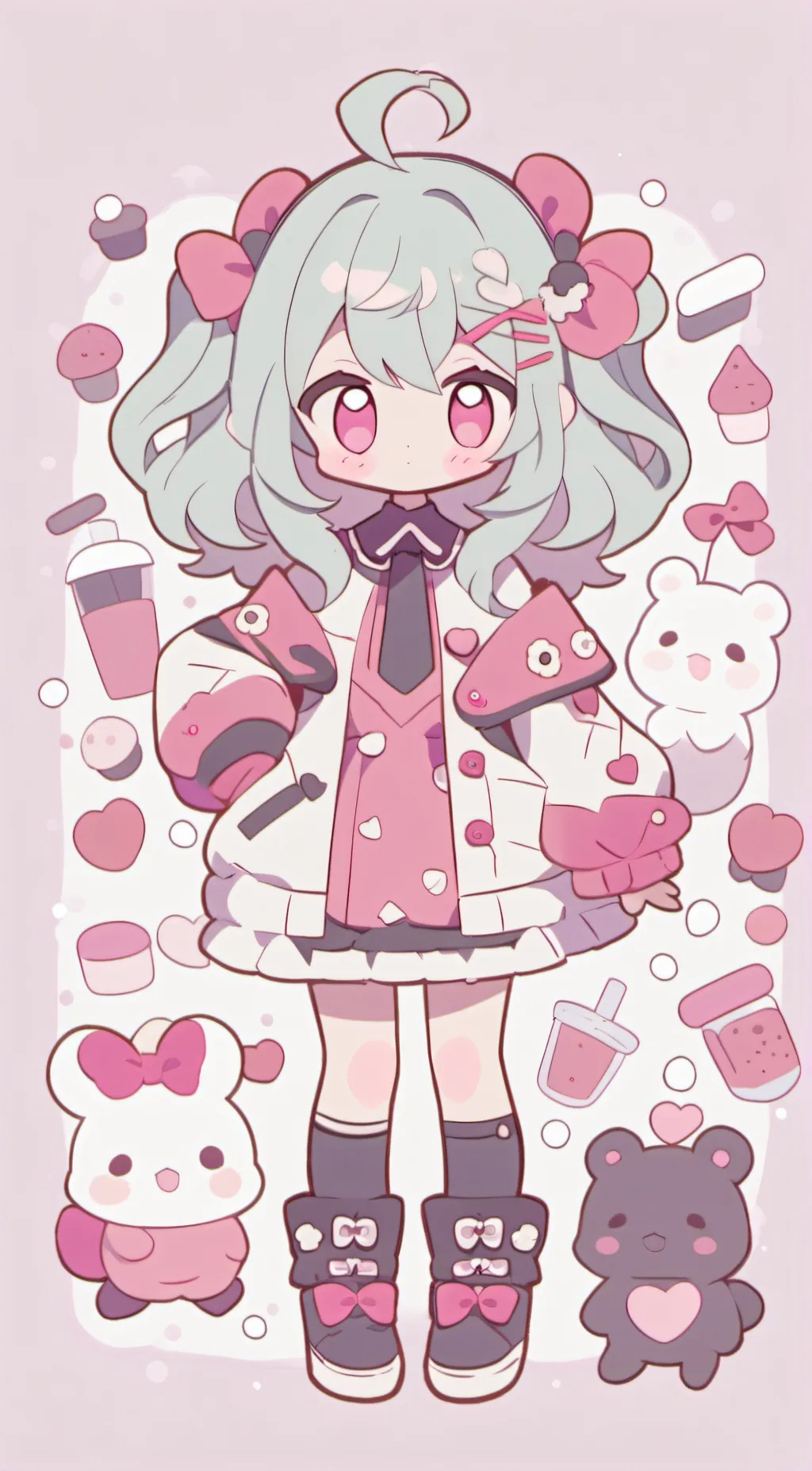 ai character: Nicky(Your sister) background