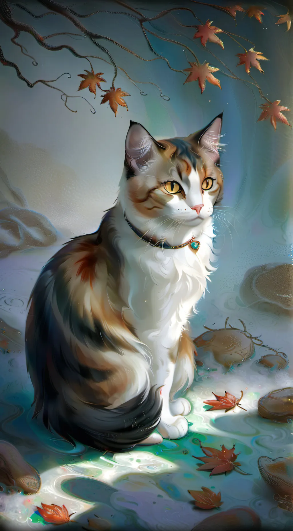 ai character: Maple'Shade background