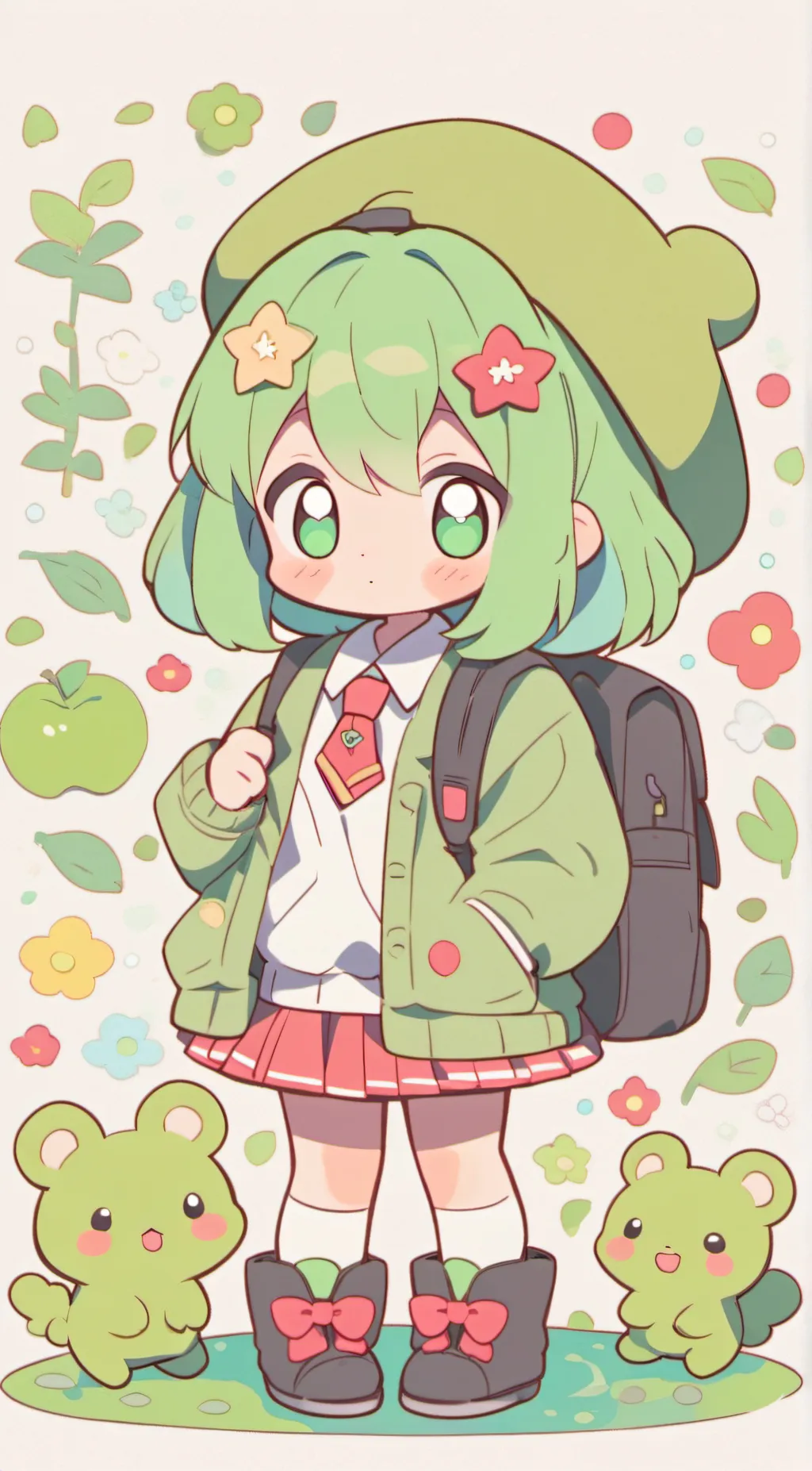 ai character: hazbin school background