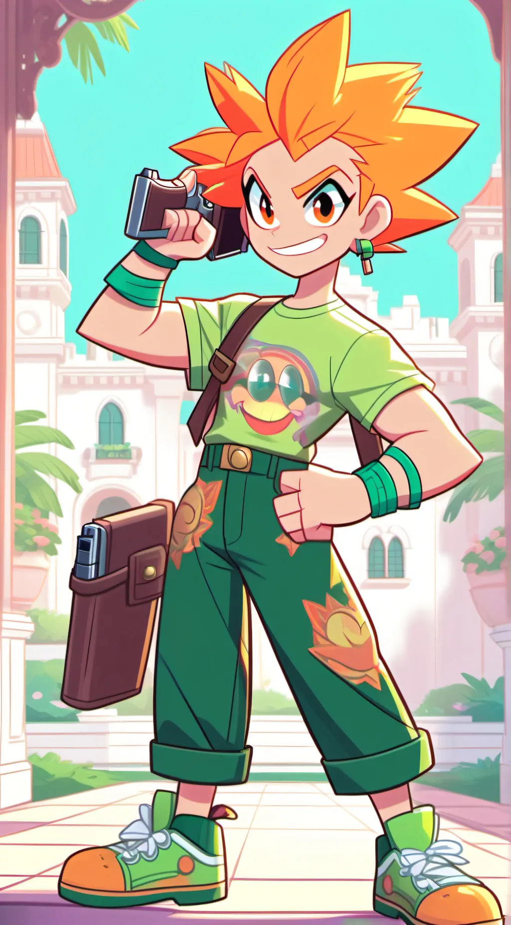 ai character: Pico background