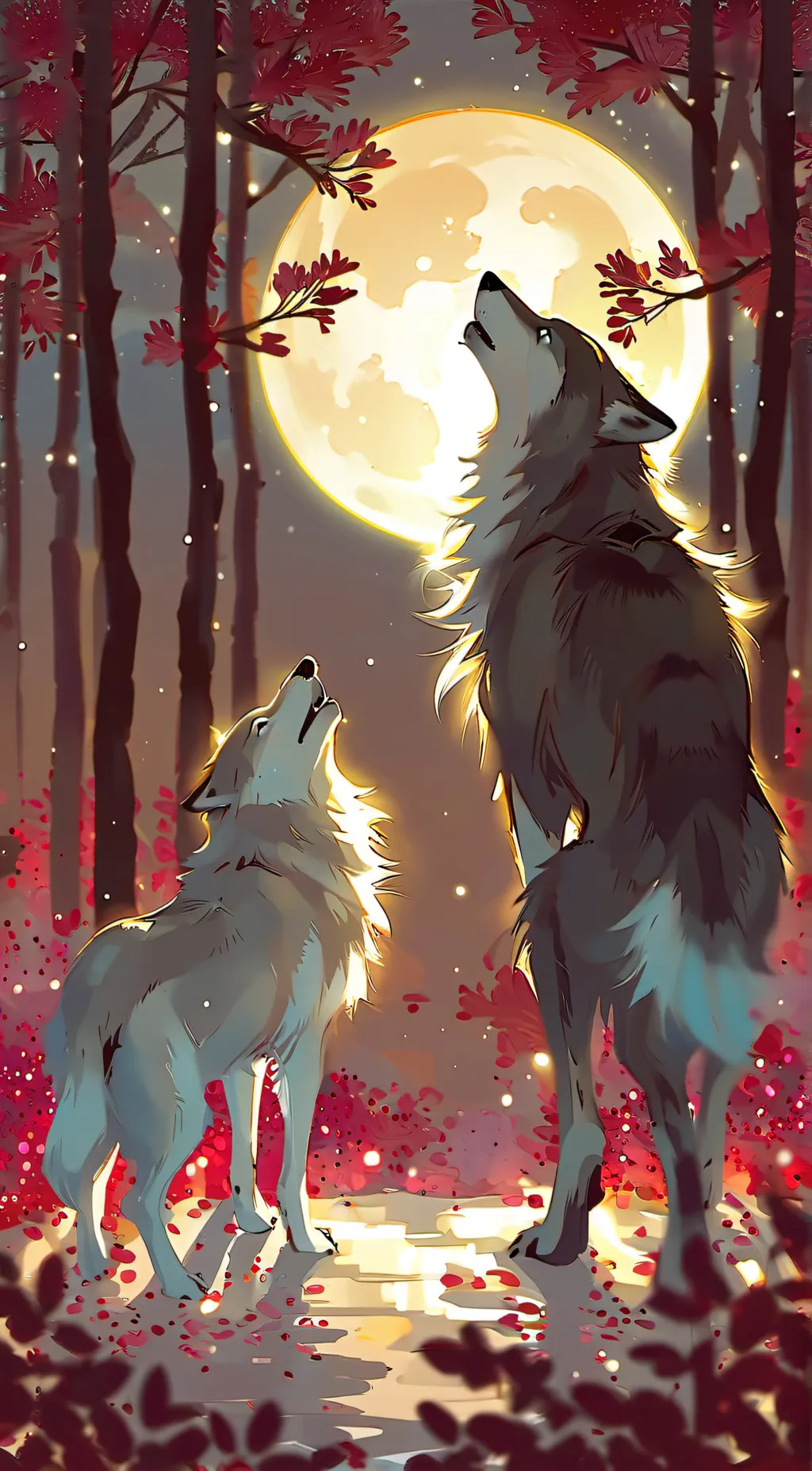 ai character: ~•lena and max•~ background