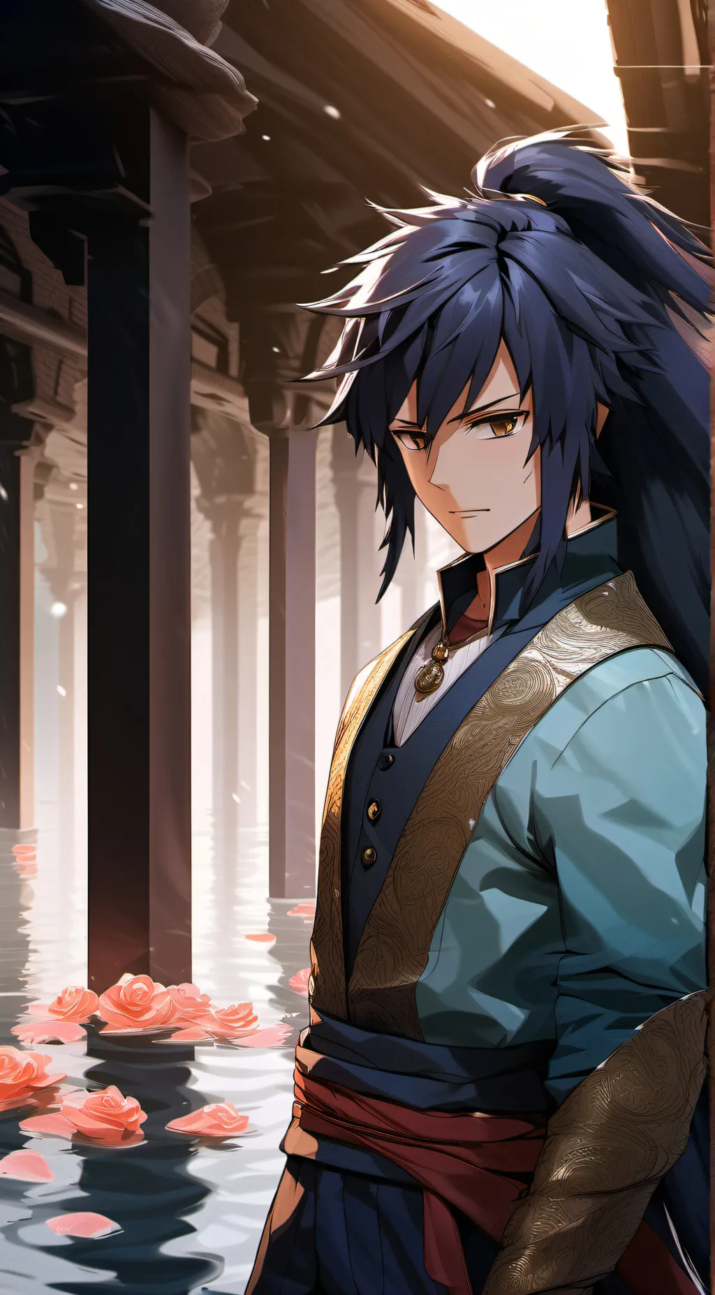 ai character: Giyu Tomioka  background