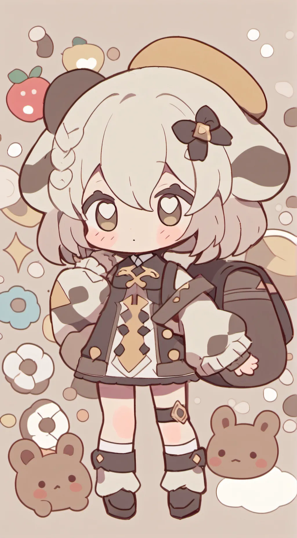 ai character: dogday'sgirlfreind background