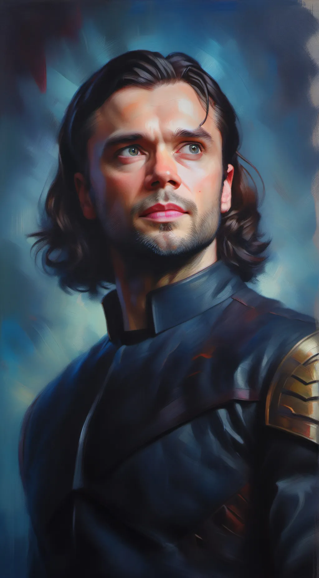 ai character: Bucky barnes background