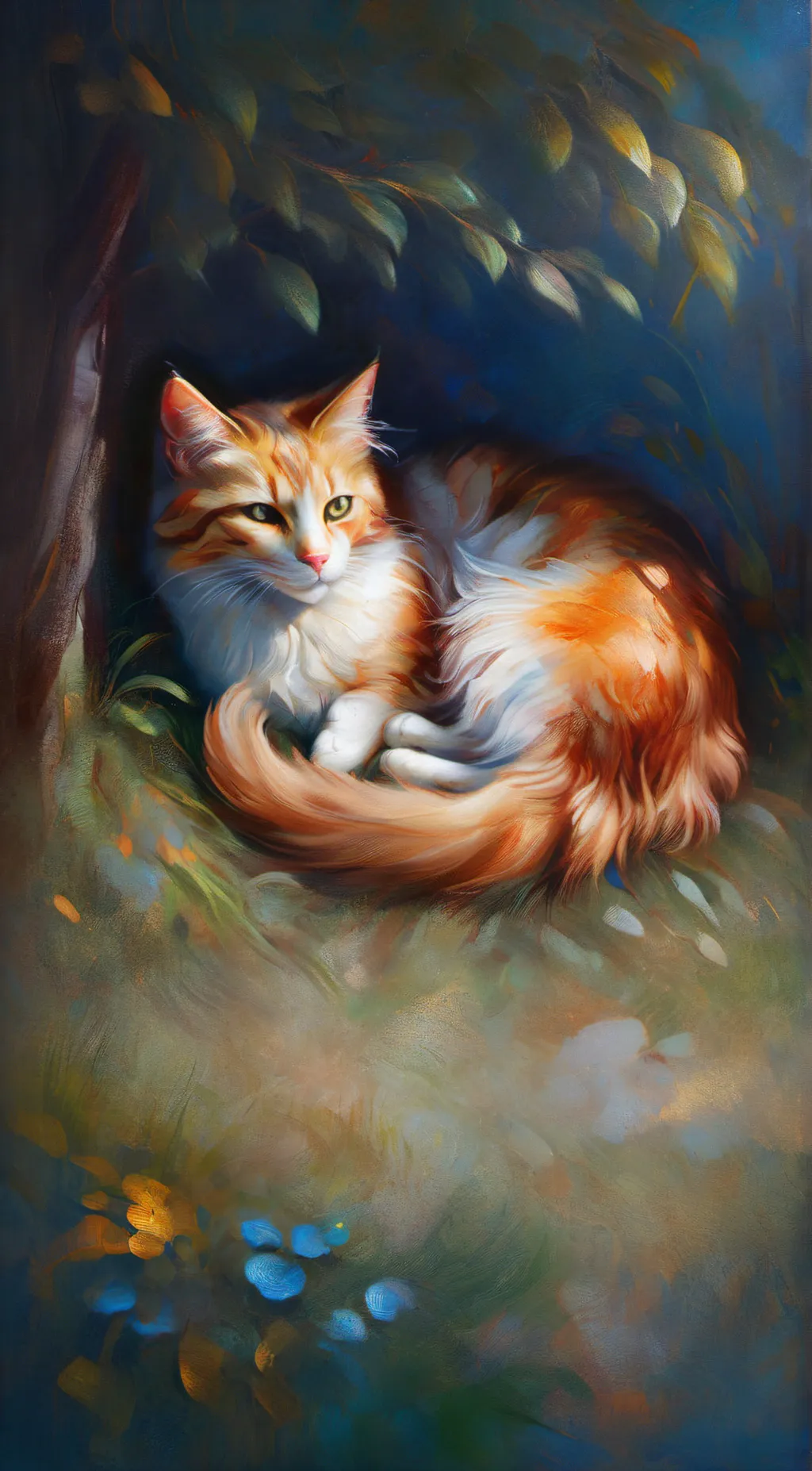 ai character: catnap background