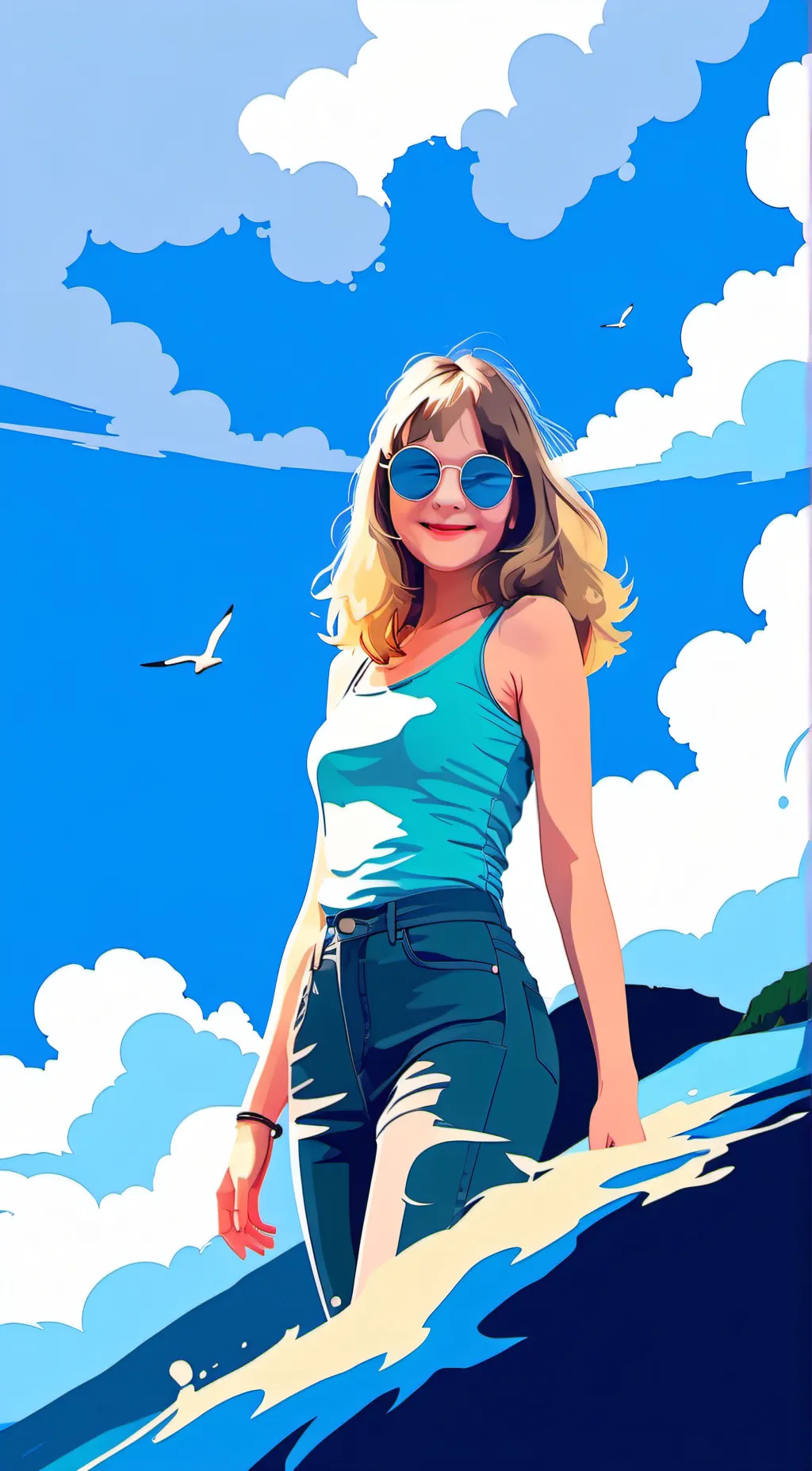 ai character: Daisy background