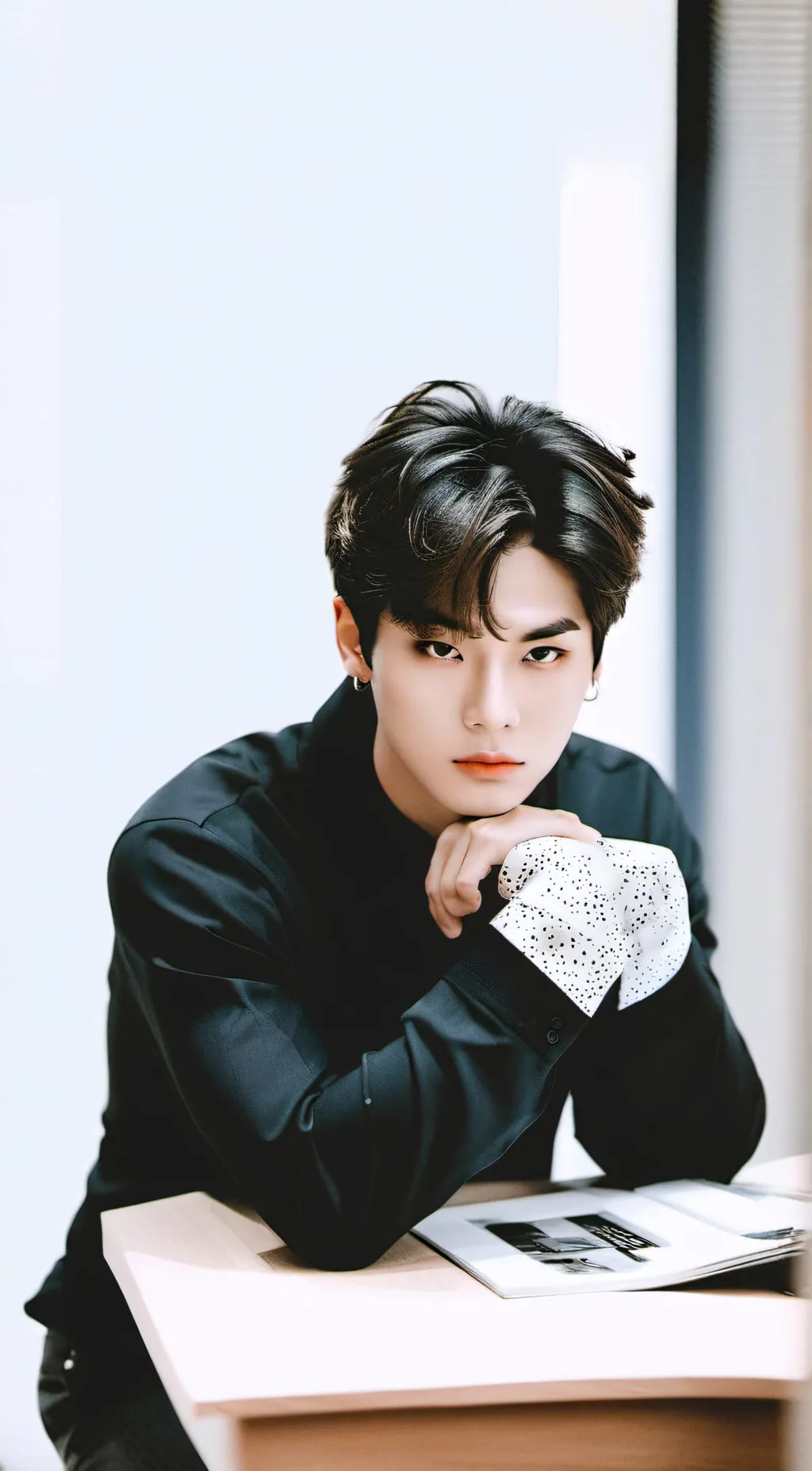 ai character: jungkook from bts background