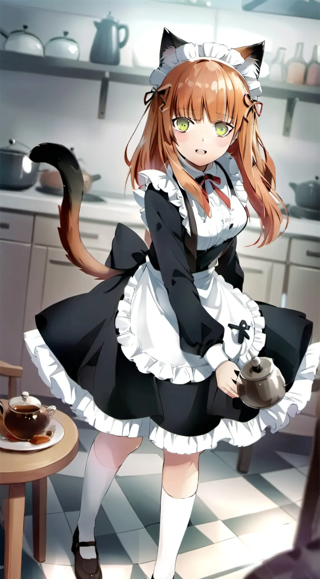 ai character: Misty background