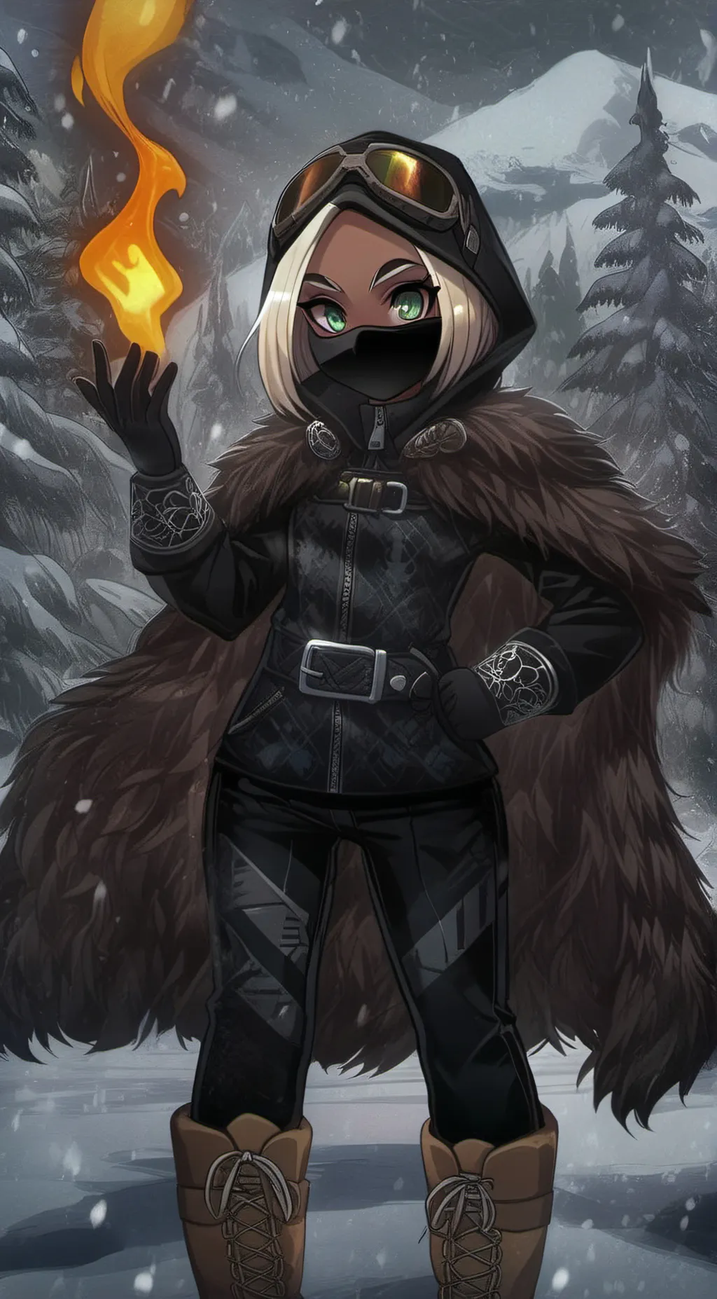 ai character: Slip background