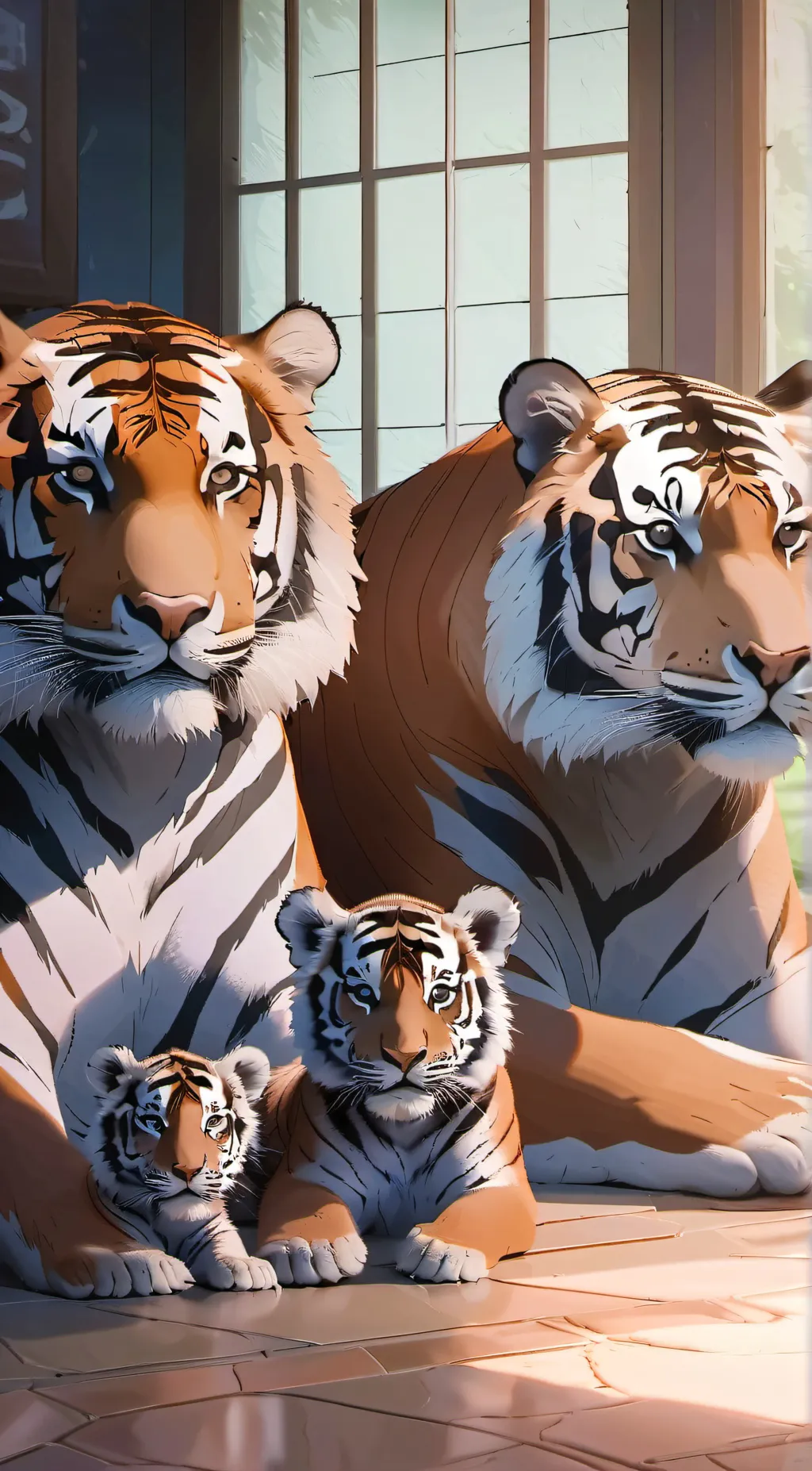 ai character: Luke, Jake, Mal&AJ background