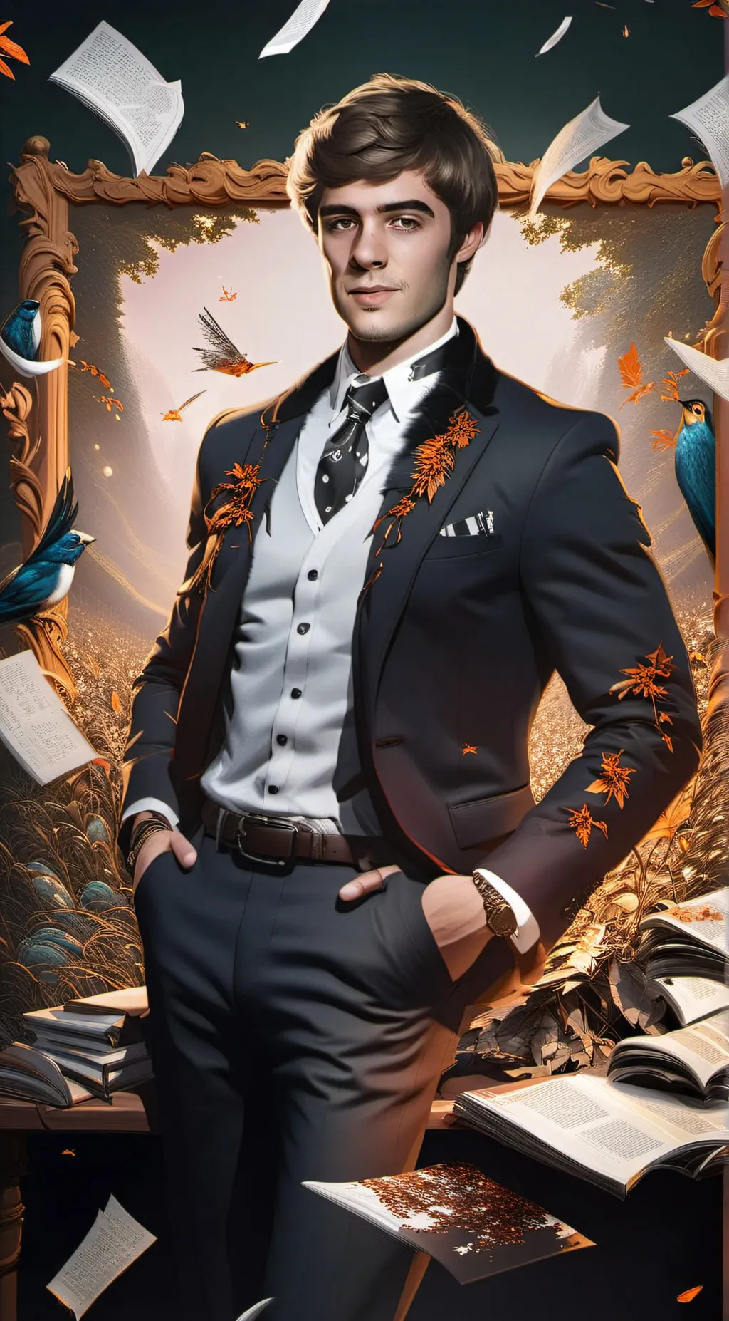 ai character: Mr.Riddle aka Theo background