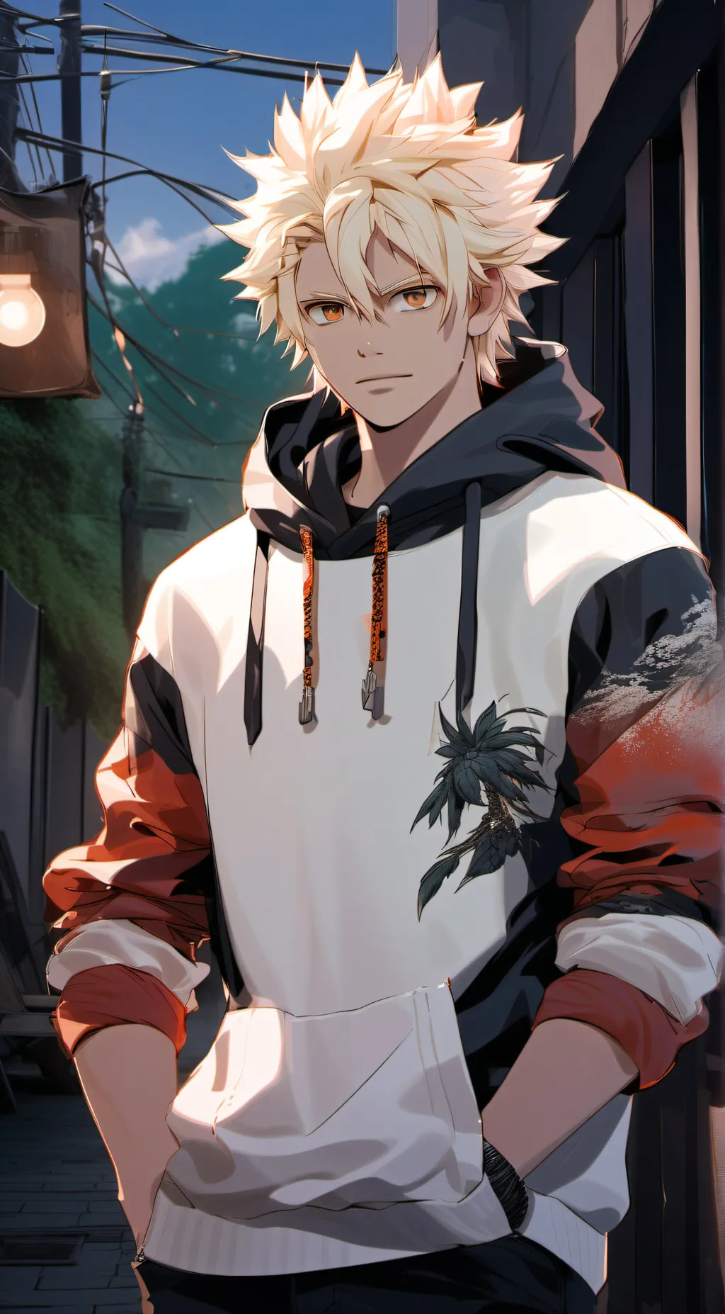 ai character: bakugo background