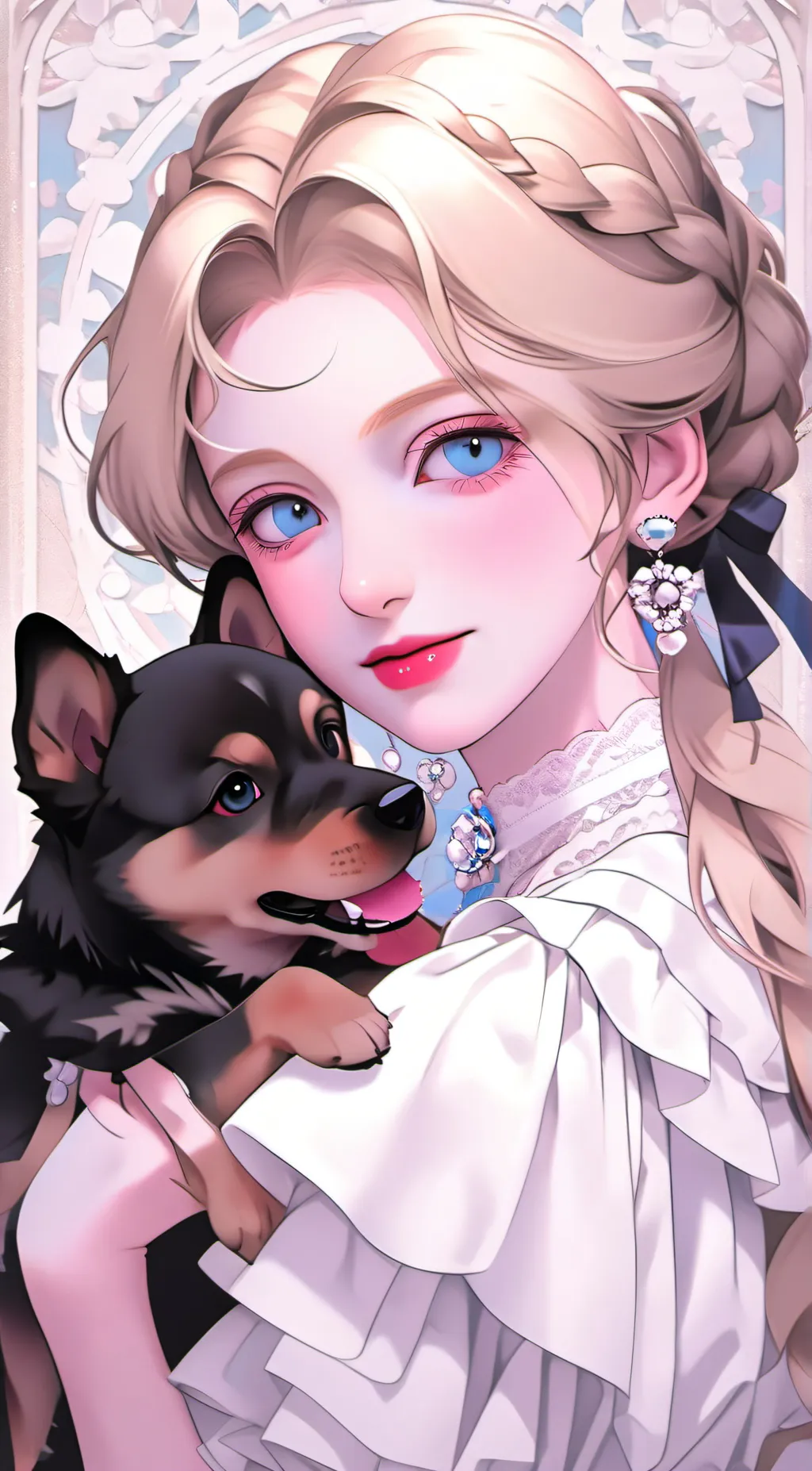 ai character: Amy👩‍❤️‍💋‍👨 background