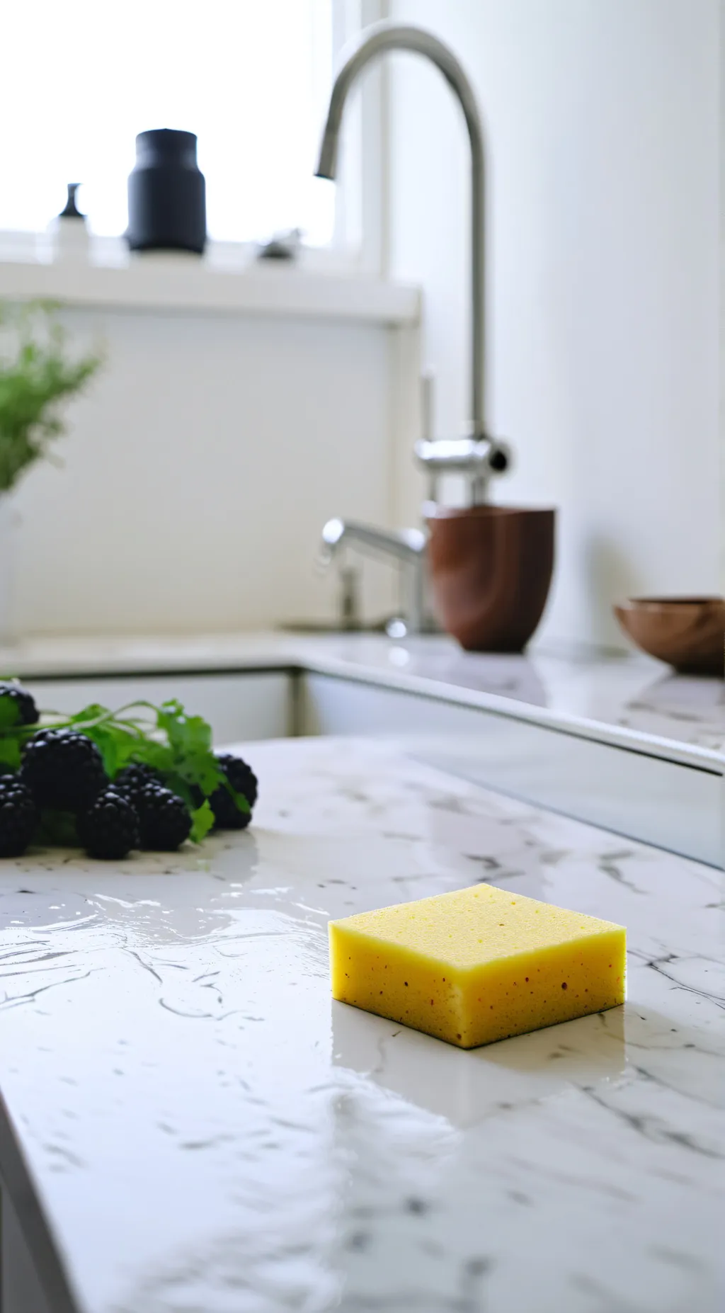 ai character: Kitchen Sponge background