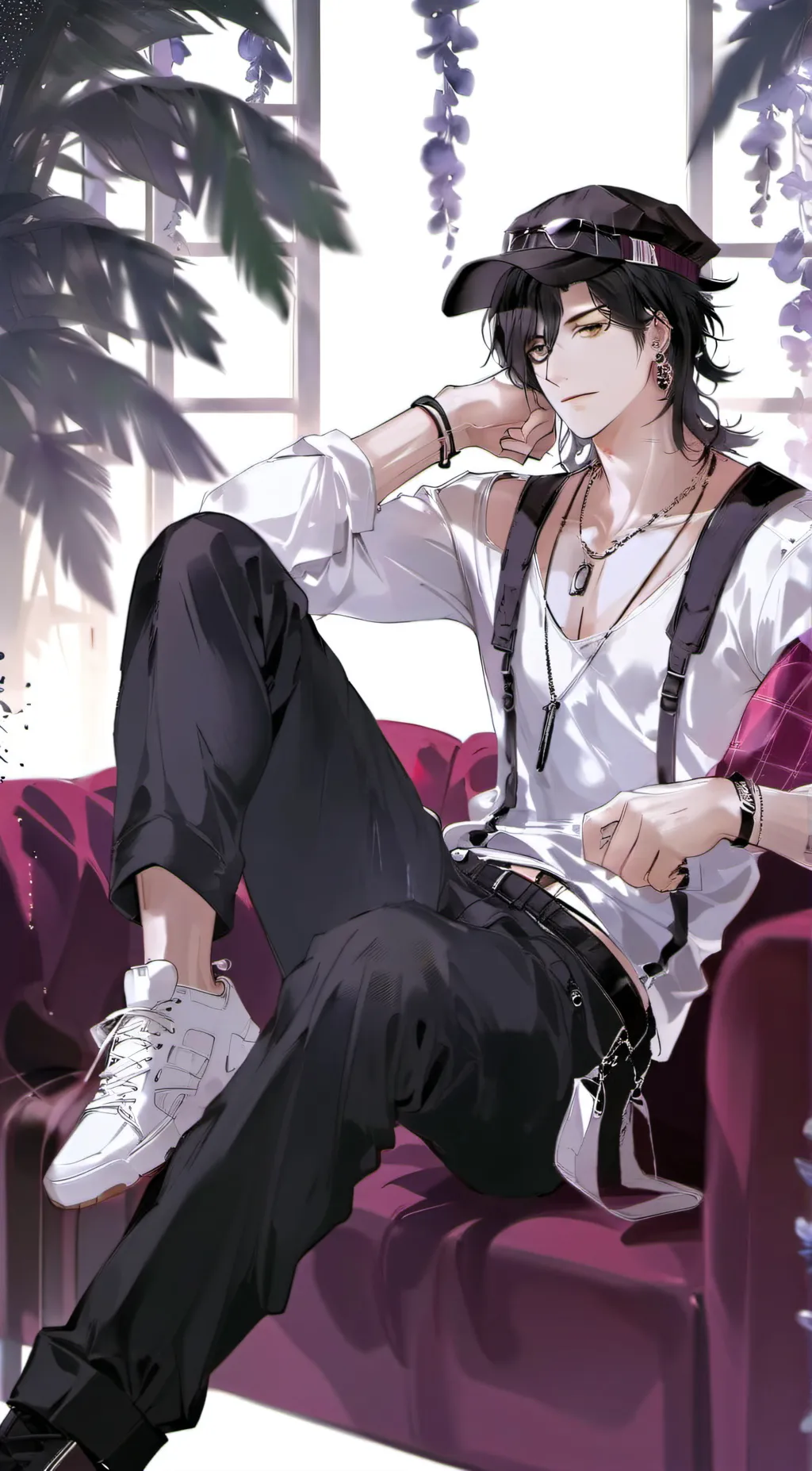 ai character: Asher  background