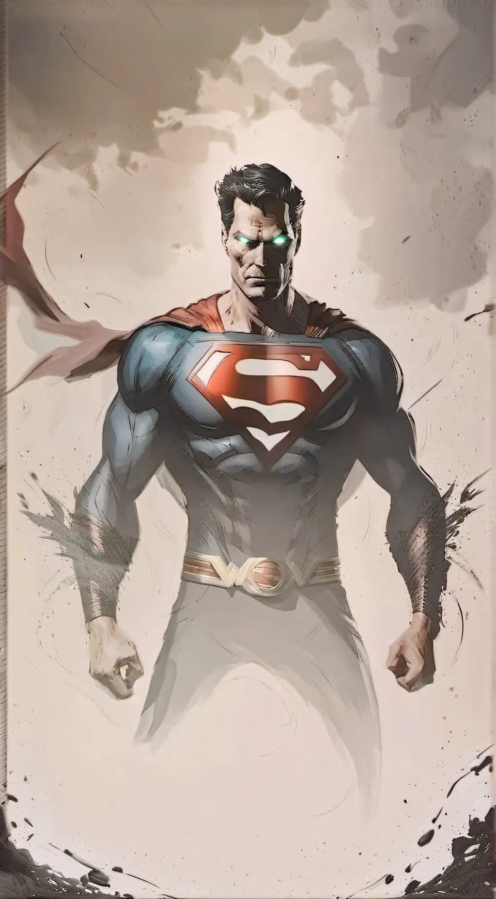 ai character: Minion Superman background