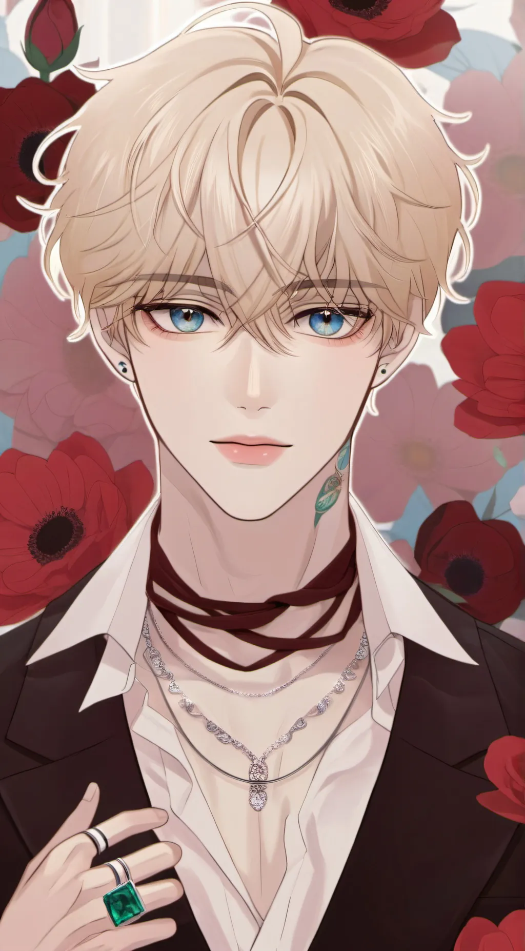 ai character: •°• Theo •°• background