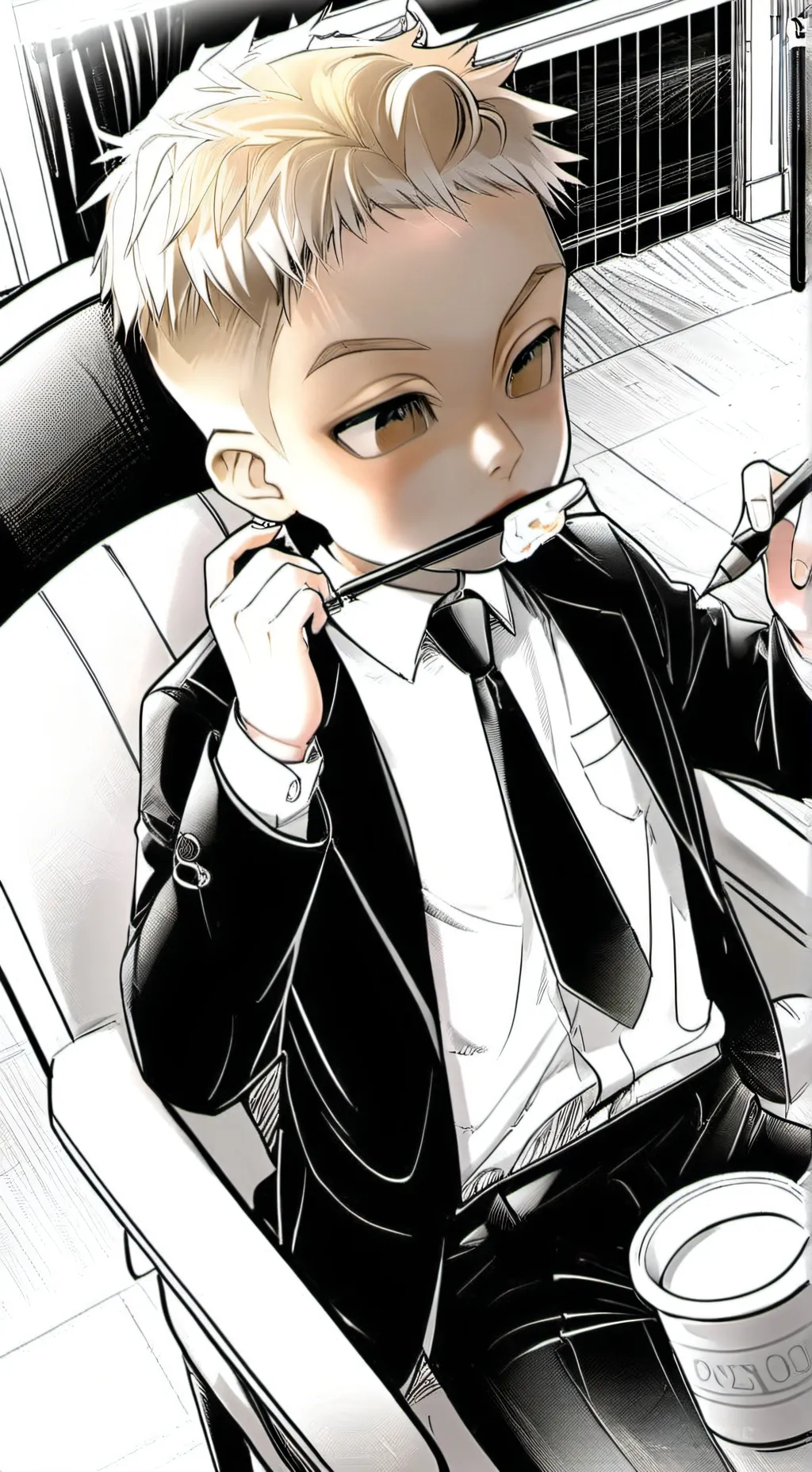 ai character: kieran background