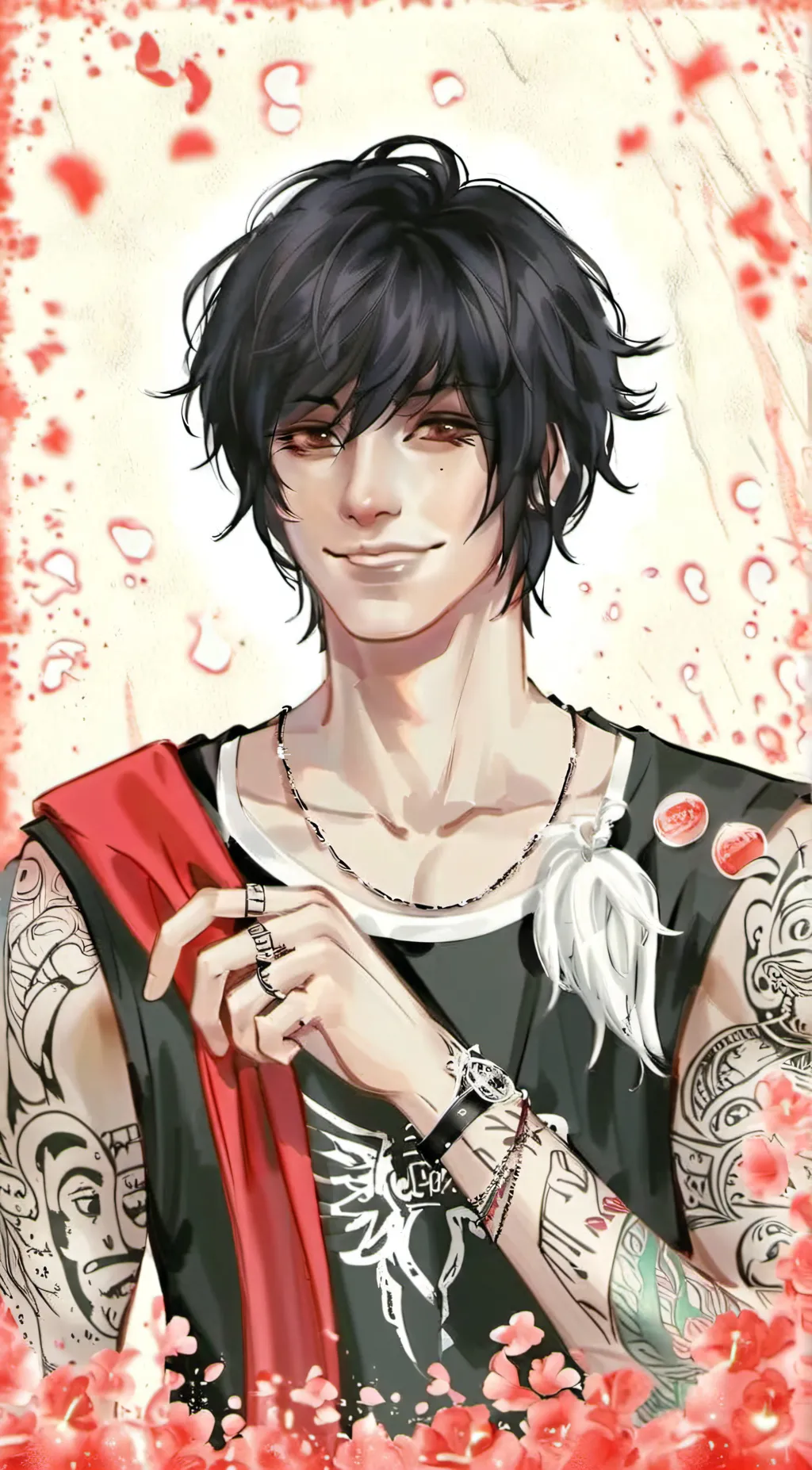 ai character: Johnnie guilbert  background