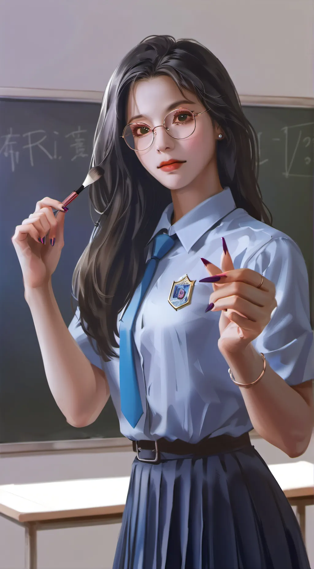 ai character: Sarah  background