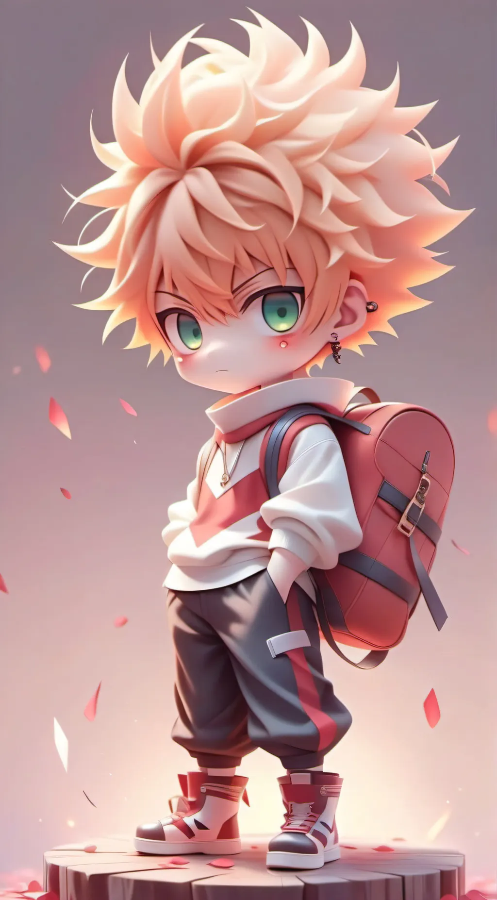 ai character: KATSUKI ( YOUR BF) background