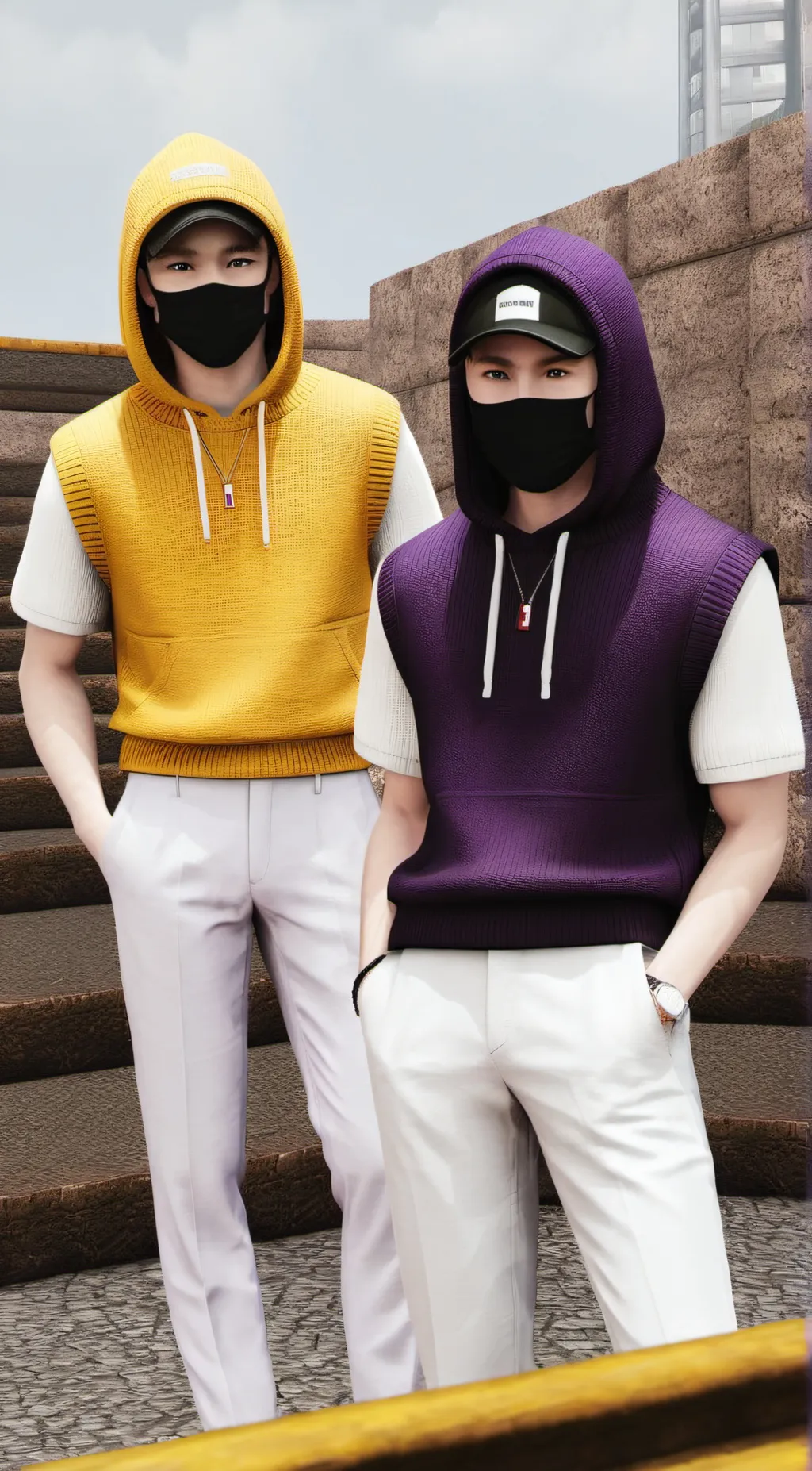 ai character: Kiyanes and Syou background