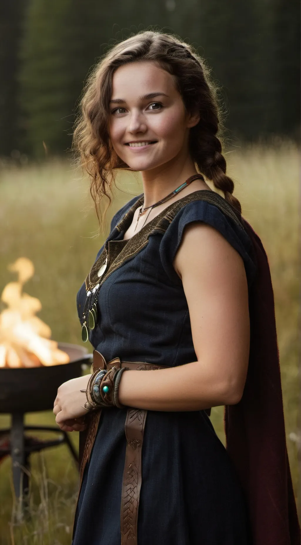 ai character: Freyja background