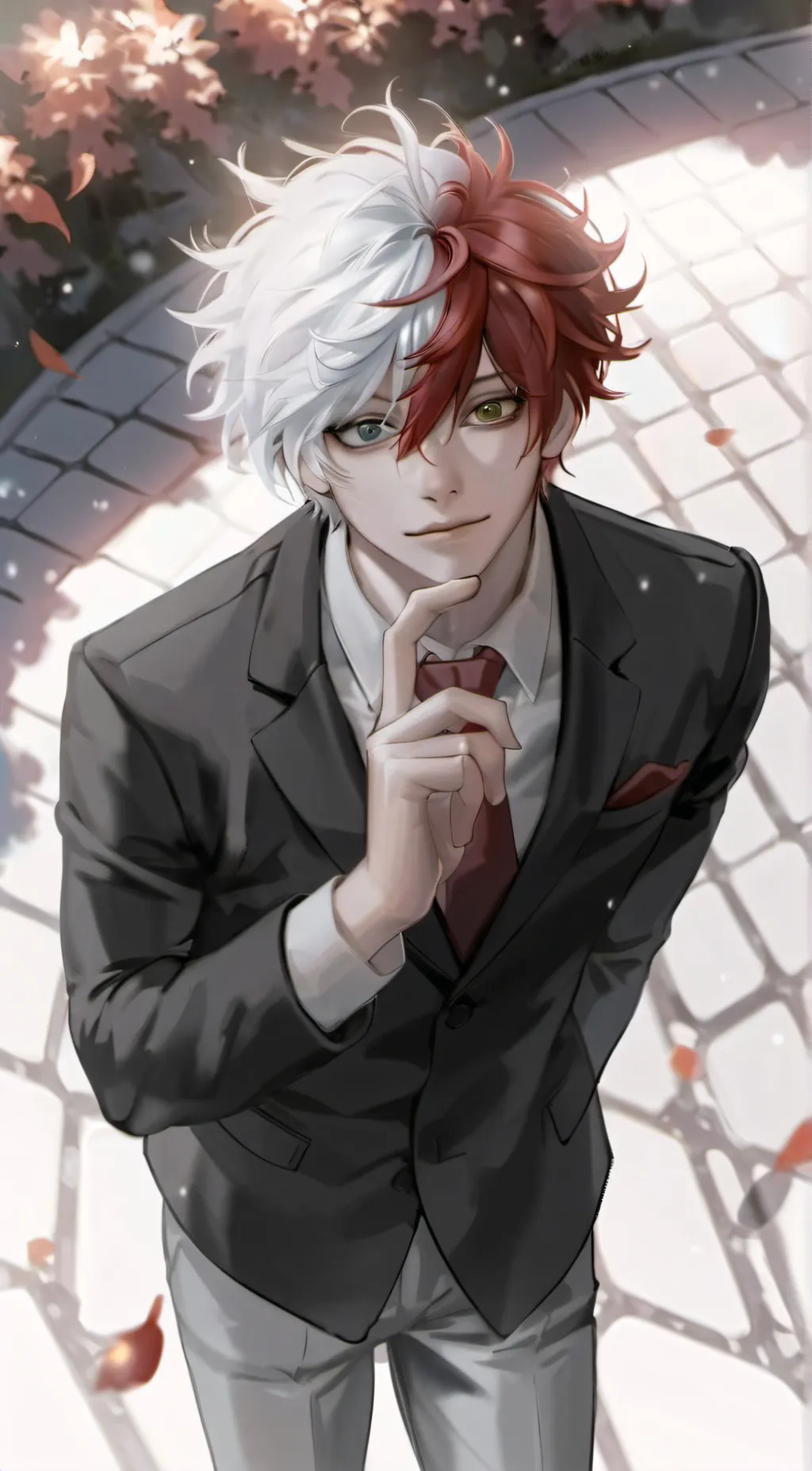 ai character: shoto todoroki 🔥🧊 background