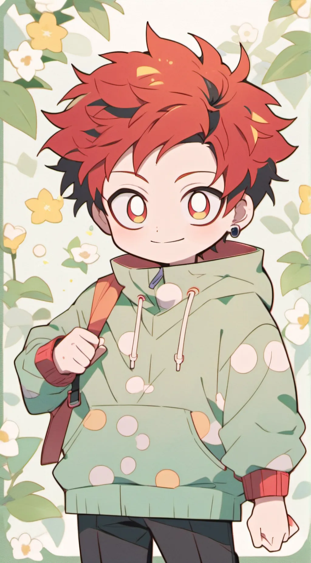 ai character: pro hero kirishima background