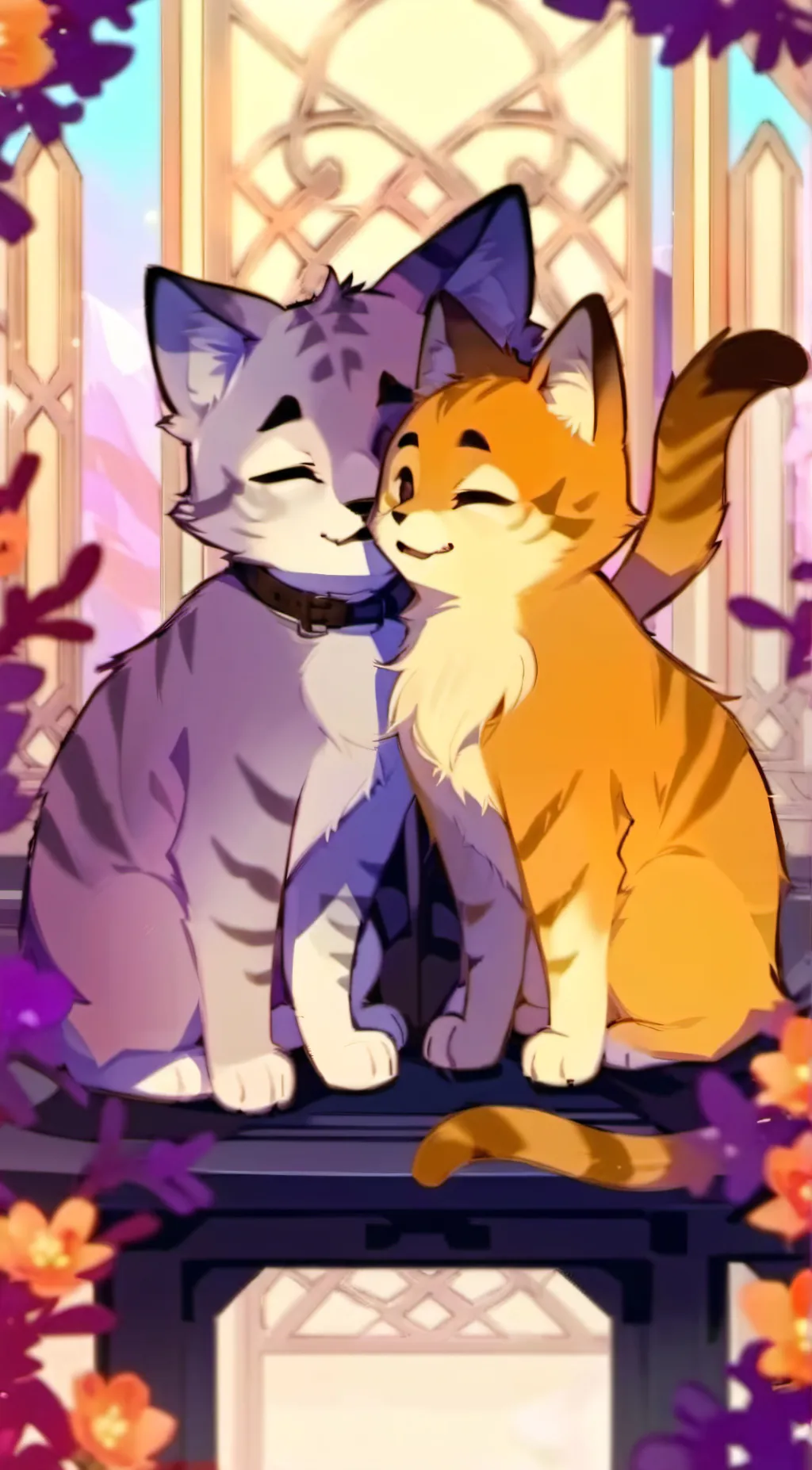 ai character: Catnap and Catday background