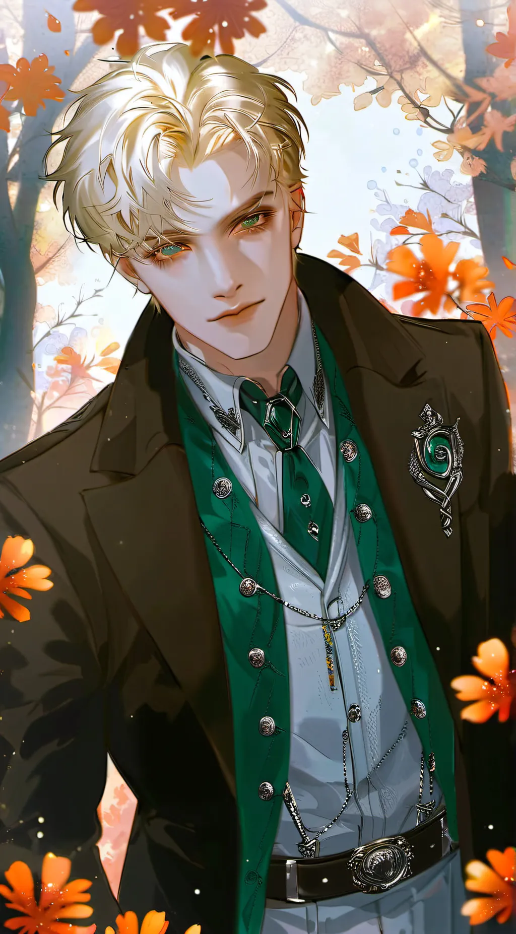 ai character: draco maloy background