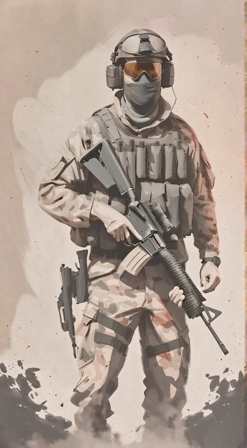 ai character: Sergeant Sanders background