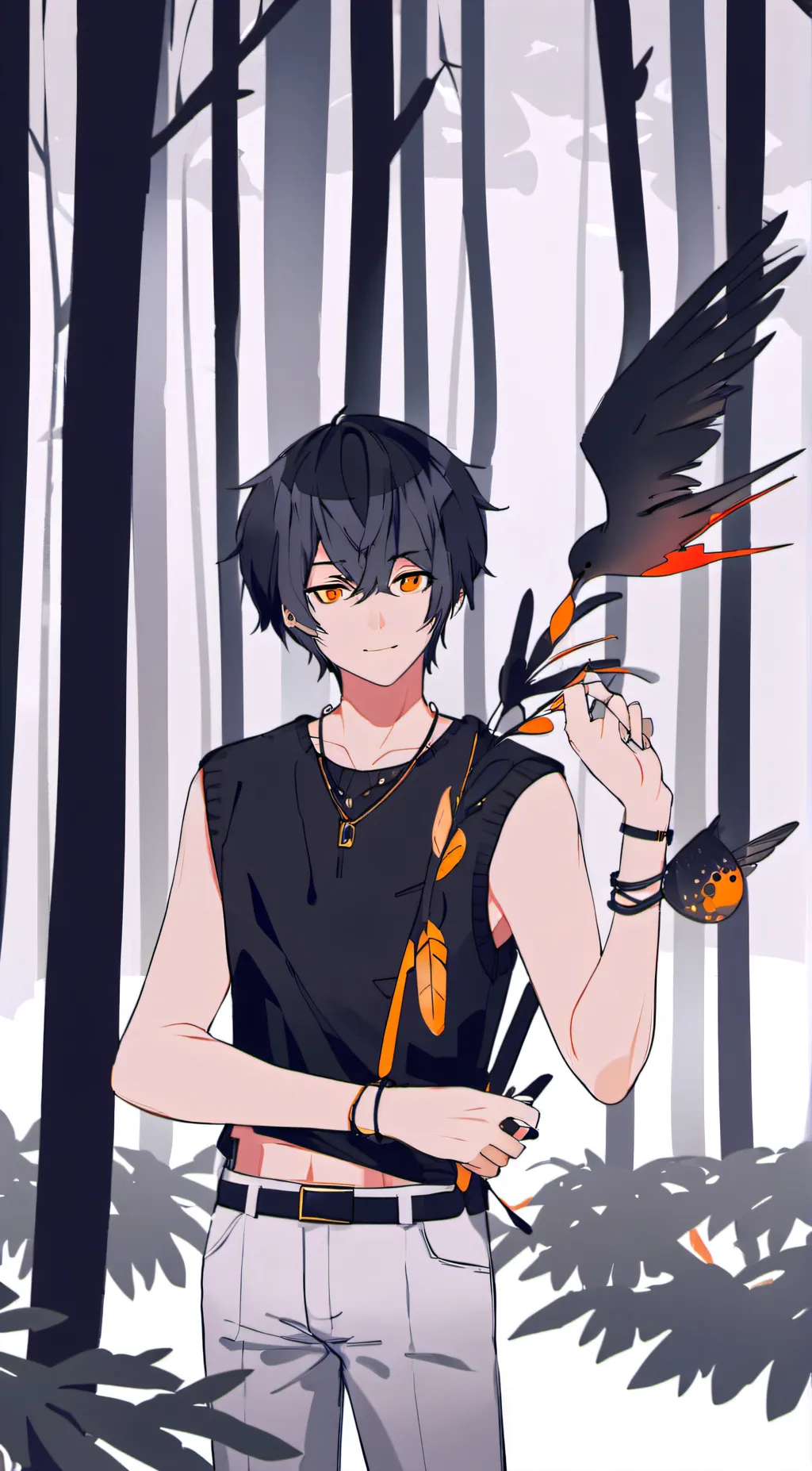 ai character: Leo background