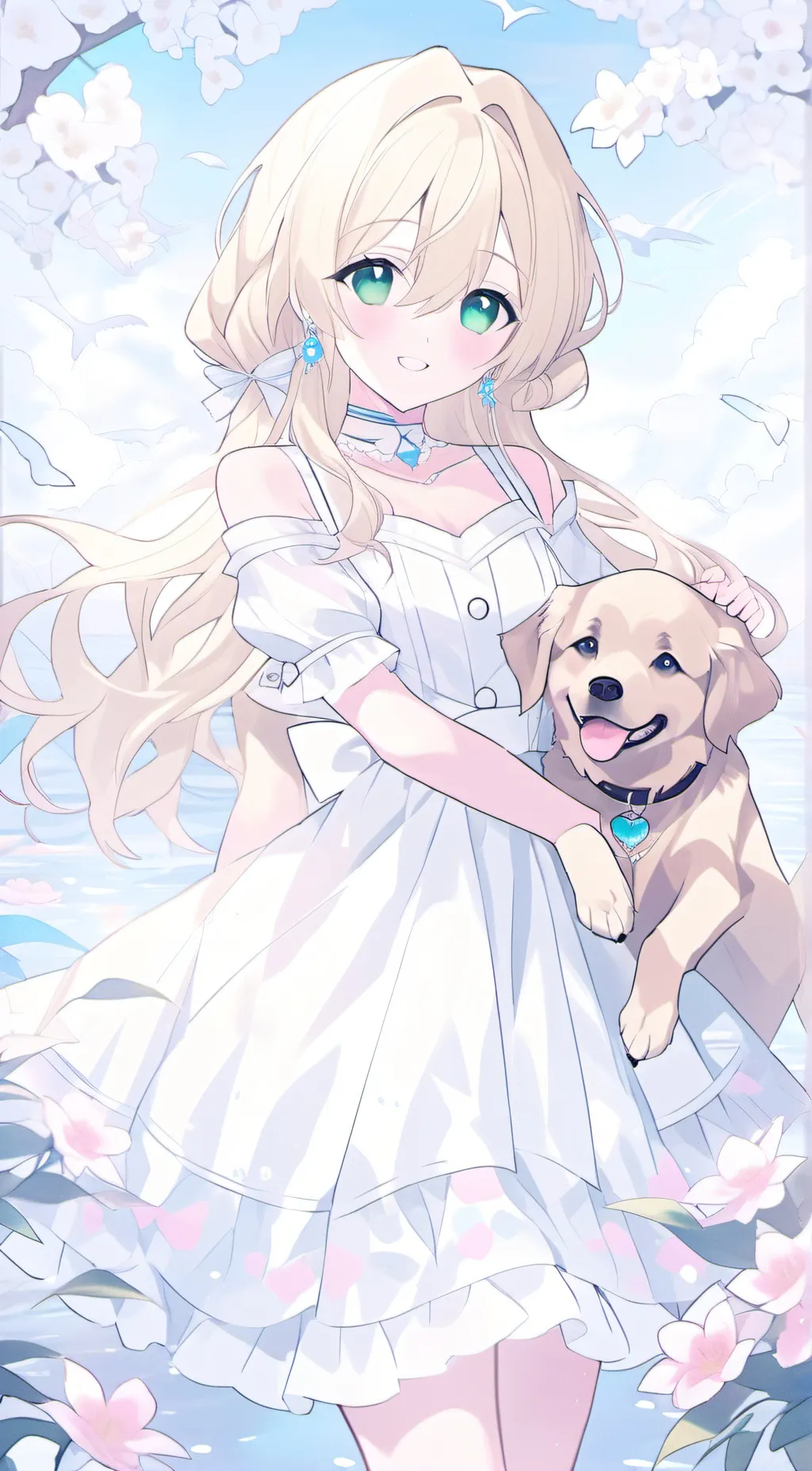 ai character: Lily and Charlie background